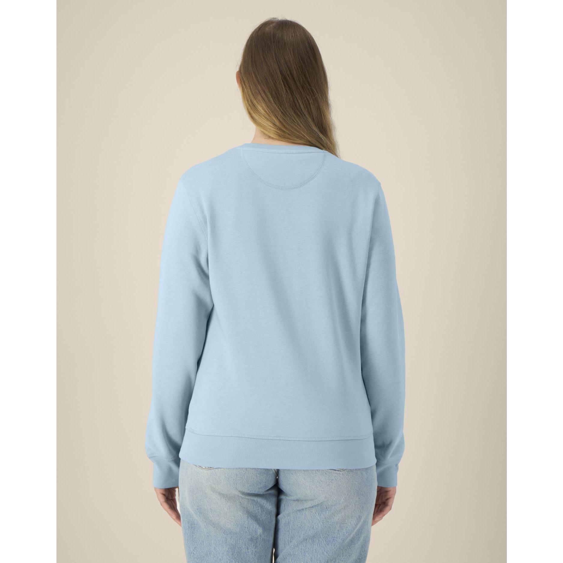 Bluză cu guler rotund Unisex Roller Sky blue 2XS
