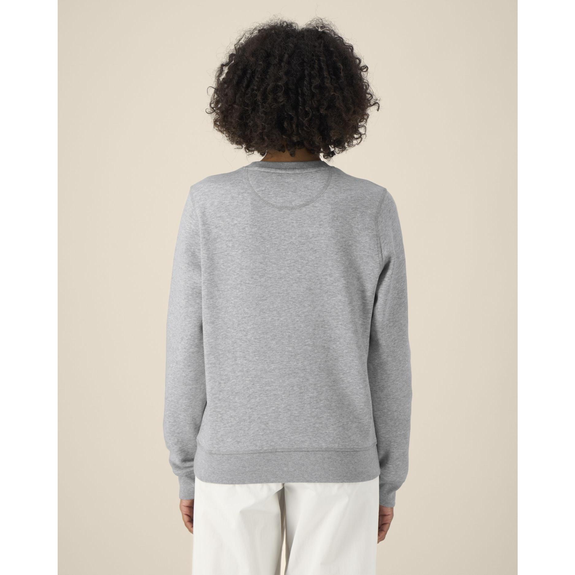 Bluză cu guler rotund Unisex Roller Heather Grey L
