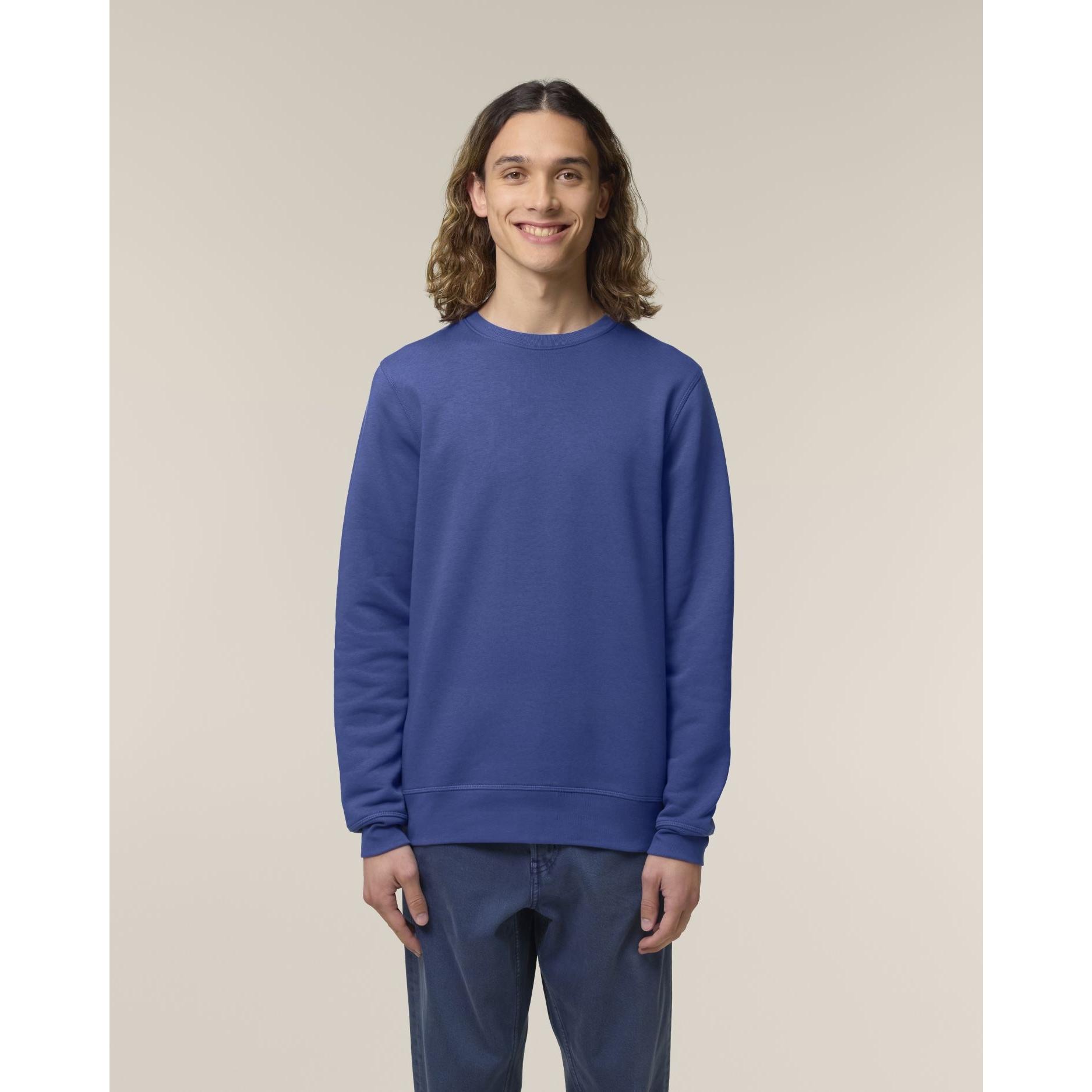 Bluză cu guler rotund Unisex Roller Dusk M