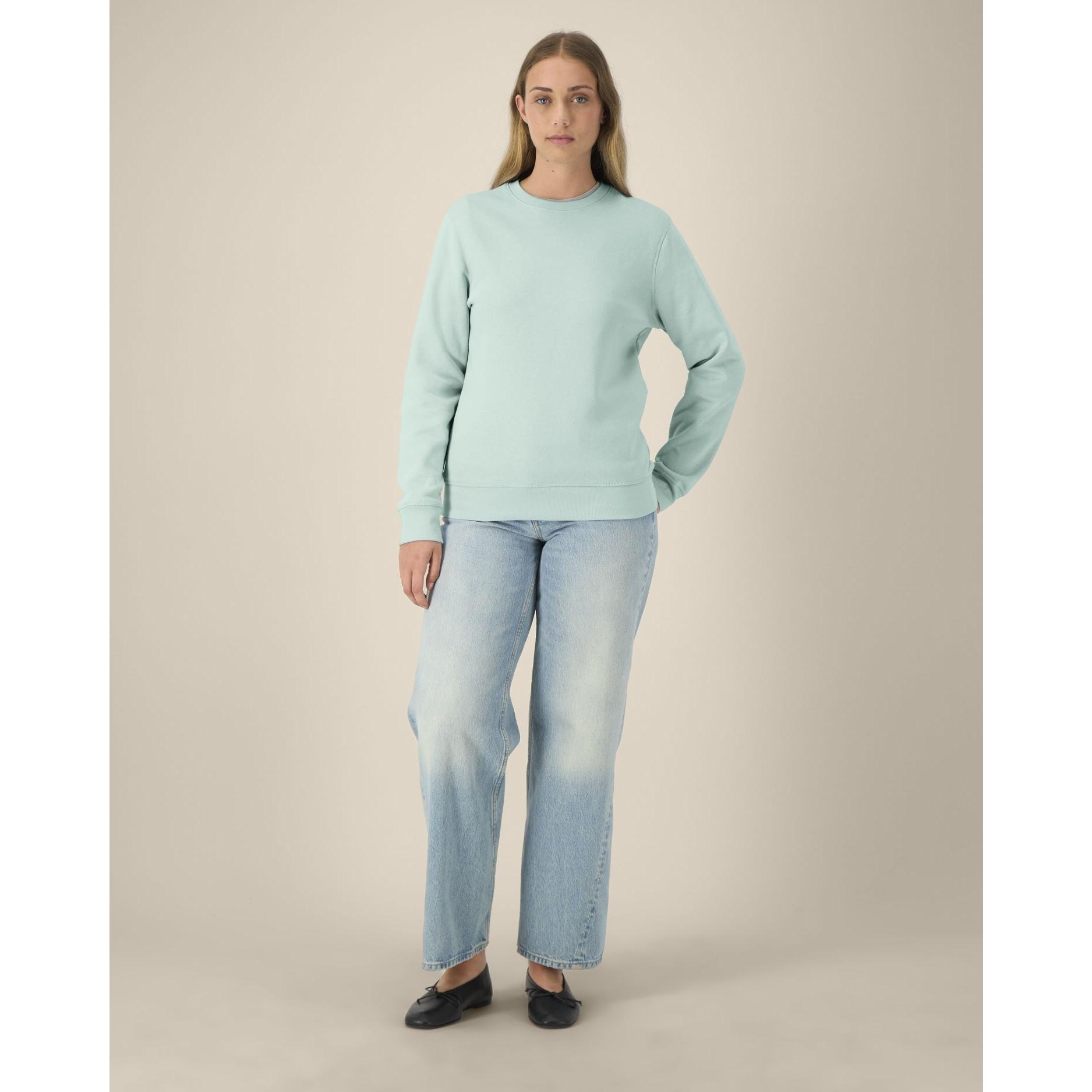 Bluză cu guler rotund Unisex Roller Caribbean Blue S