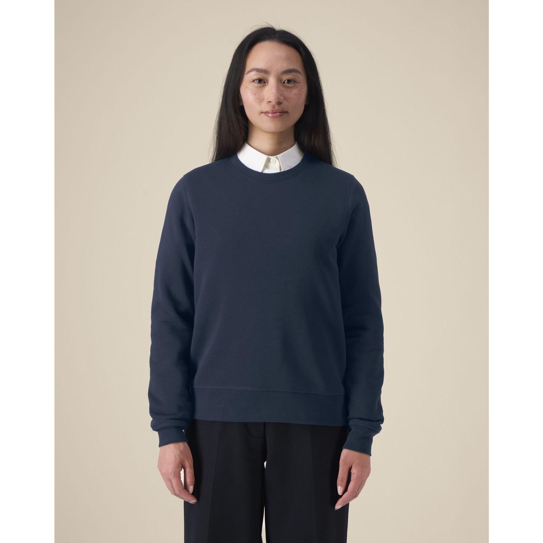 Bluză cu guler rotund Unisex Roller French Navy 2XS