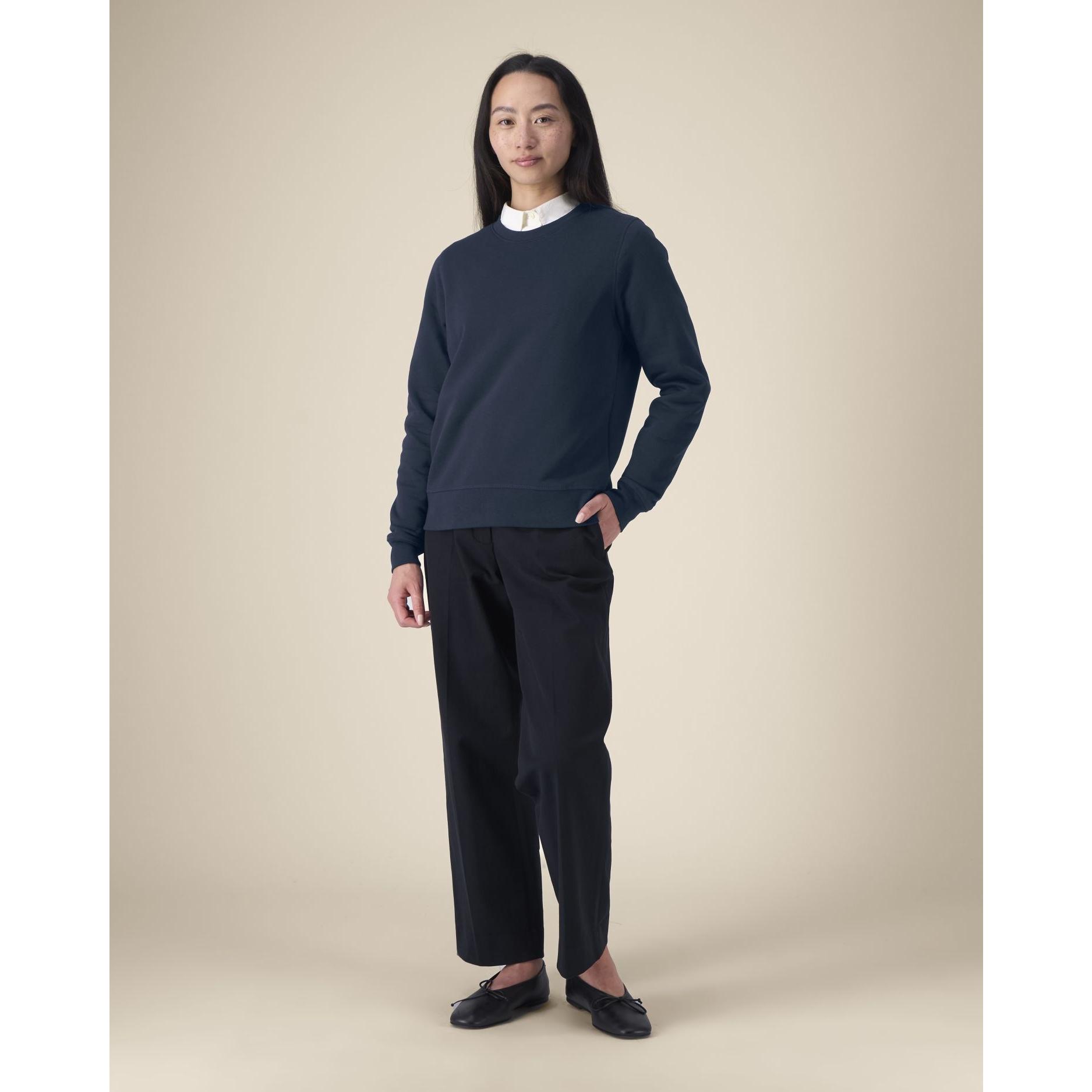 Bluză cu guler rotund Unisex Roller French Navy 2XS