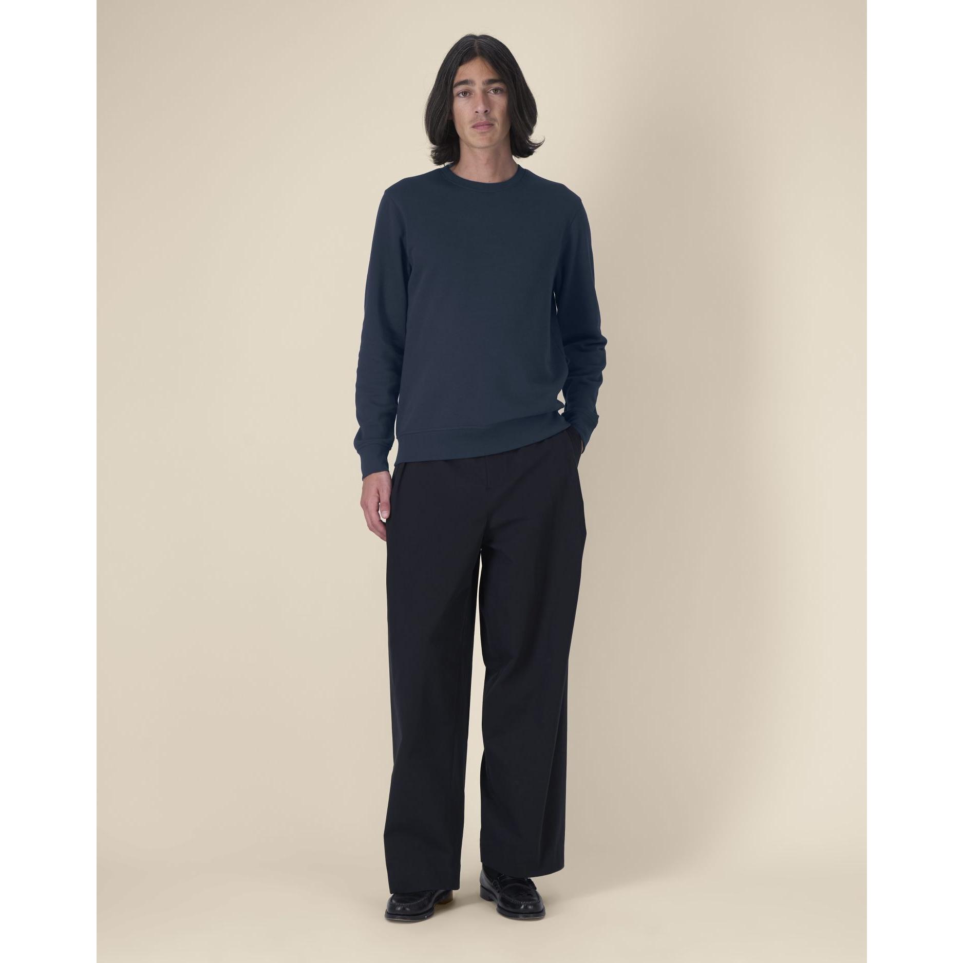 Bluză cu guler rotund Unisex Roller French Navy 2XS