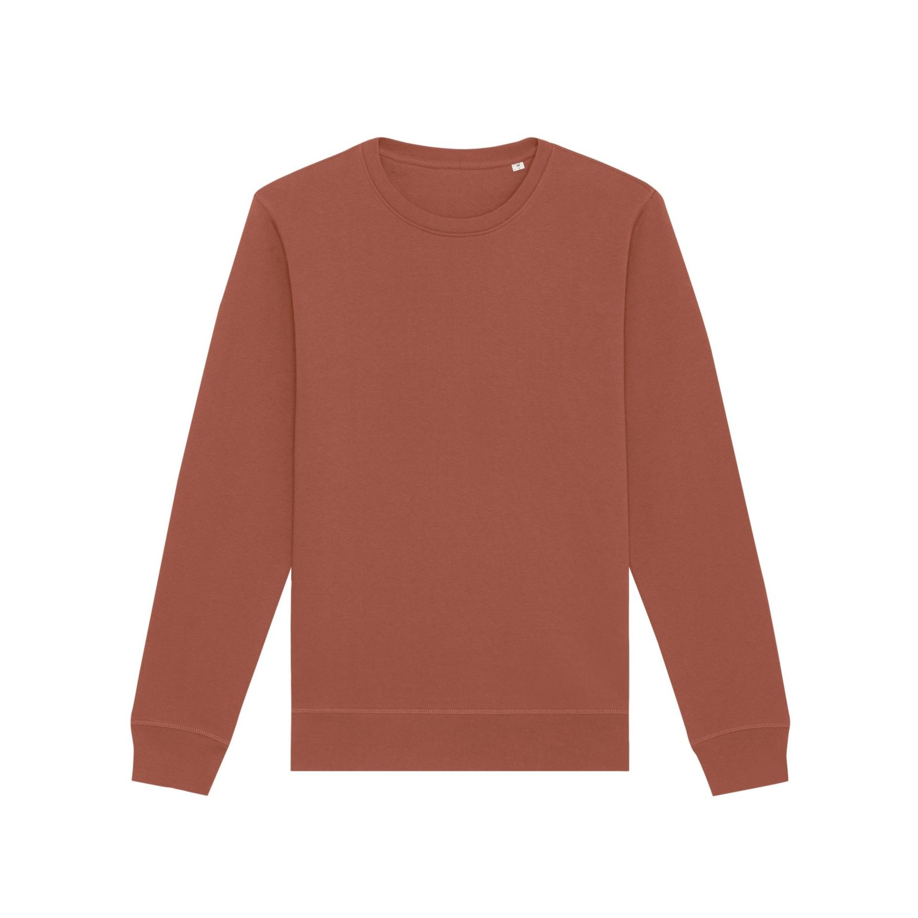 Bluză cu guler rotund Unisex Roller Heritage Brown M