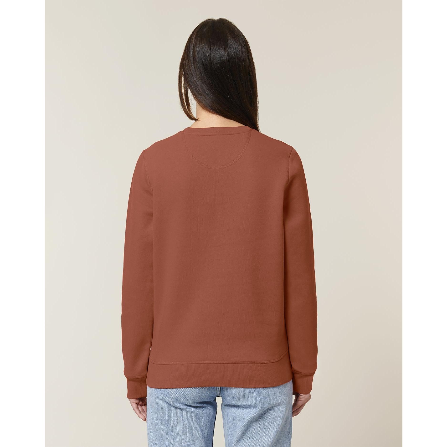 Bluză cu guler rotund Unisex Roller Heritage Brown 2XS