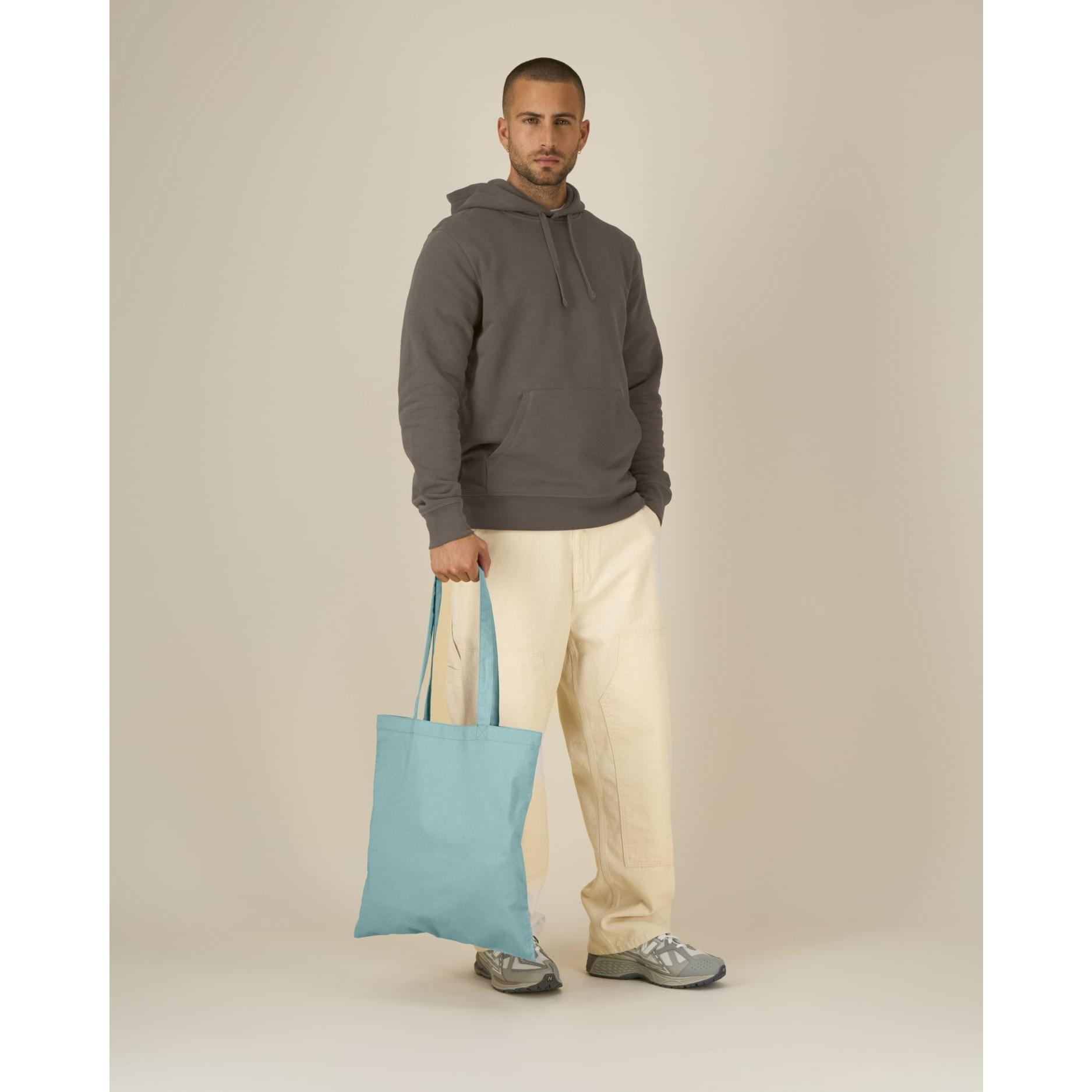 Geantă de mână Unisex Light Tote  Teal Monstera