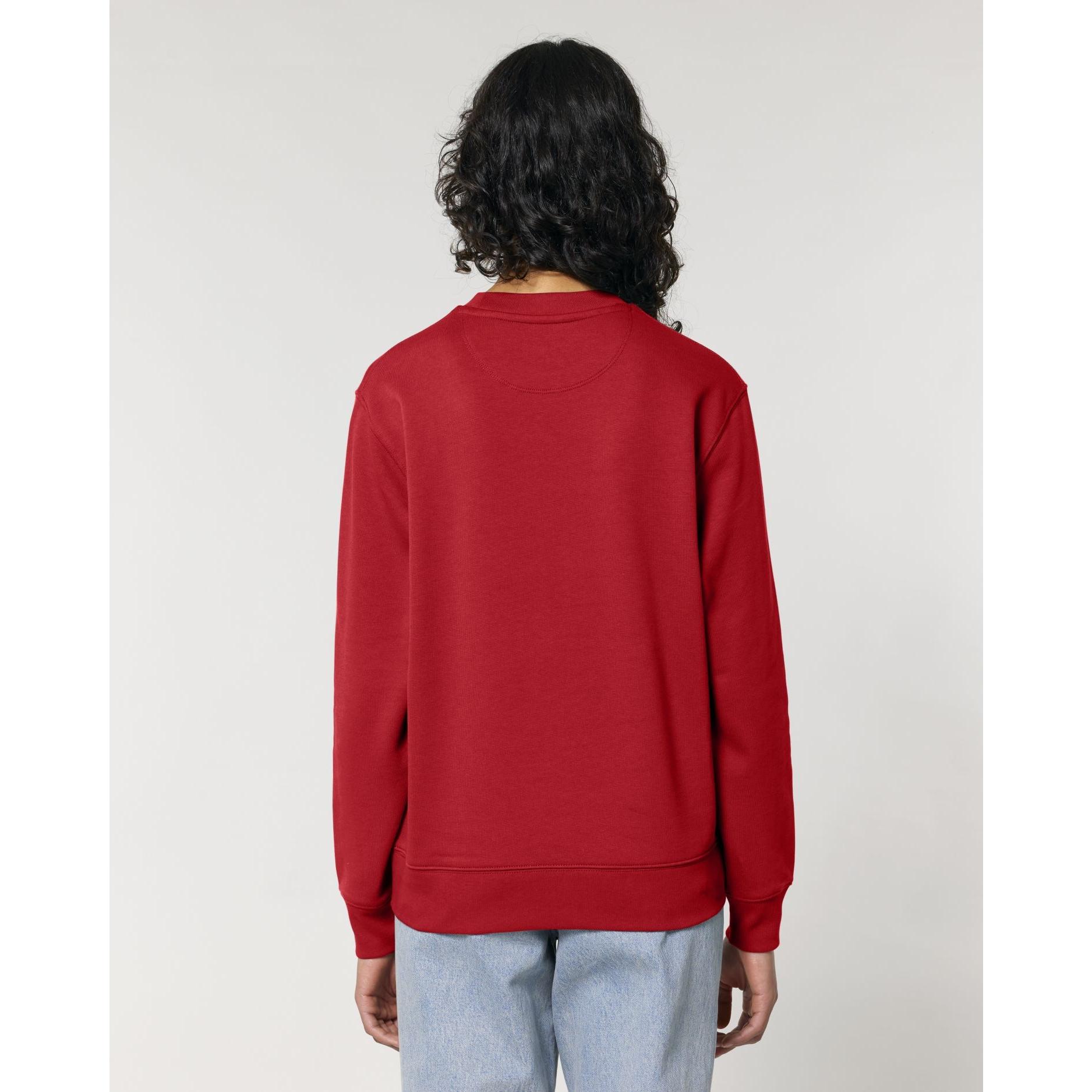 Bluză cu guler rotund Unisex Changer 2.0 Red 4XL