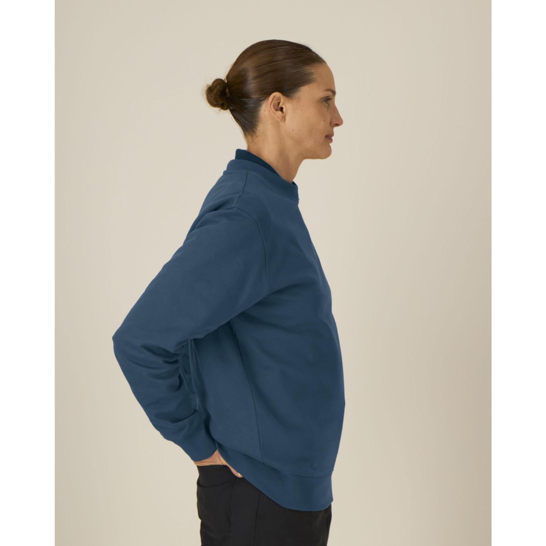 Bluză cu guler rotund Unisex Changer 2.0 Deep Teal L