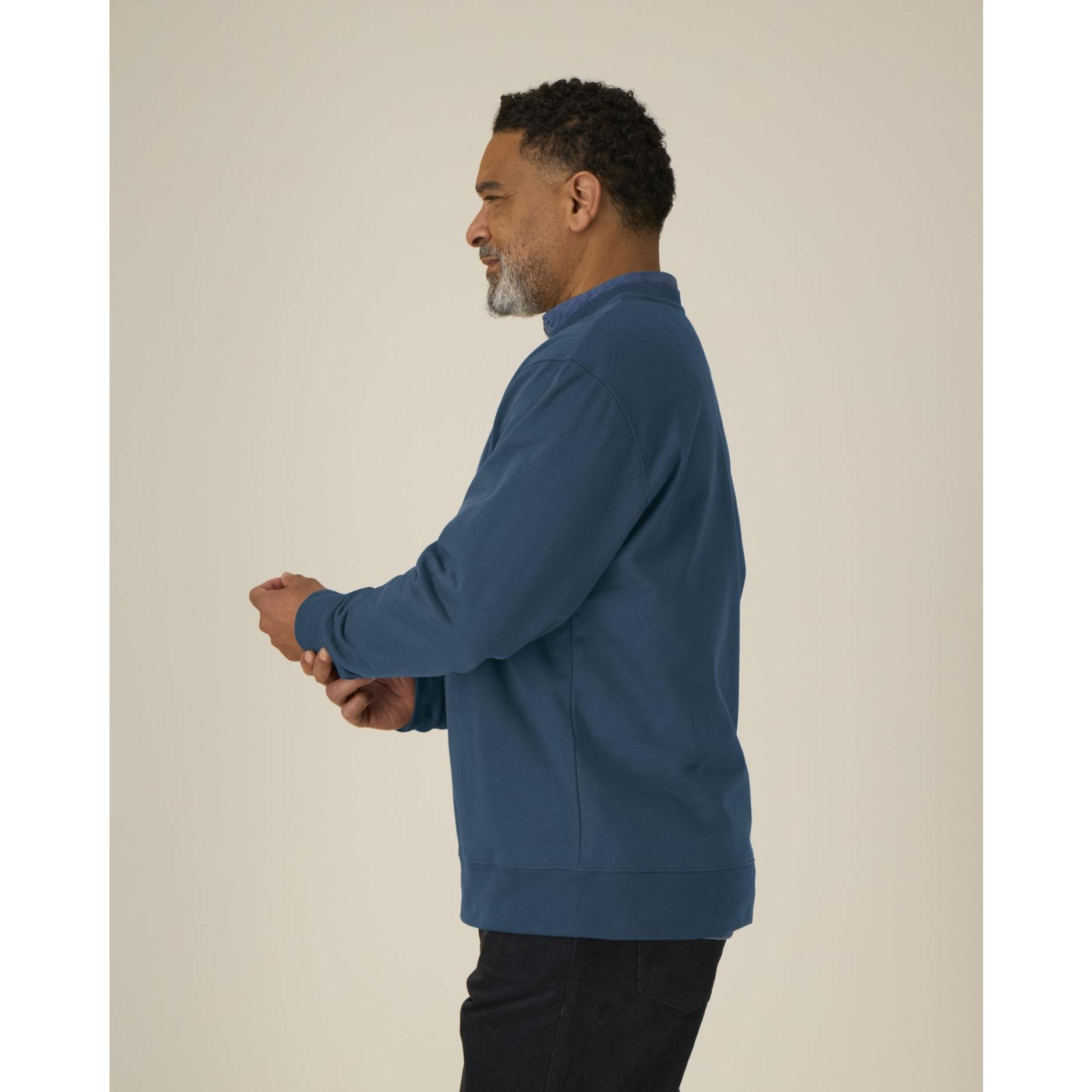 Bluză cu guler rotund Unisex Changer 2.0 Deep Teal L