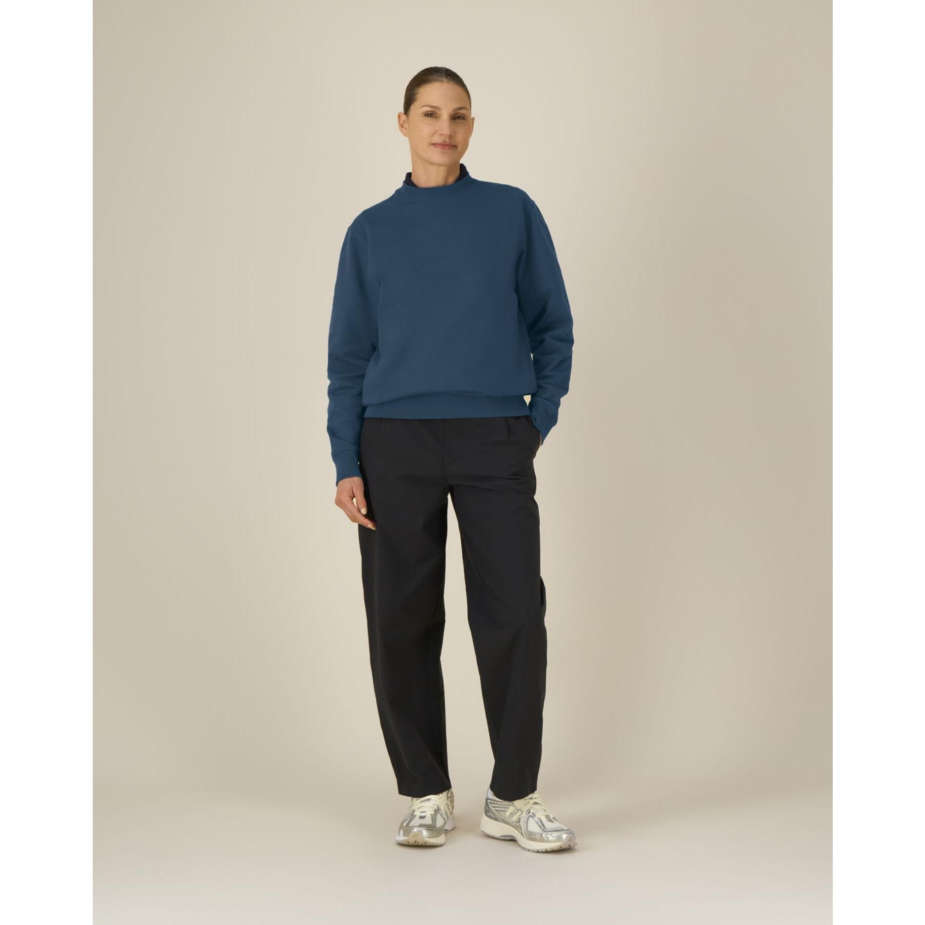 Bluză cu guler rotund Unisex Changer 2.0 Deep Teal L