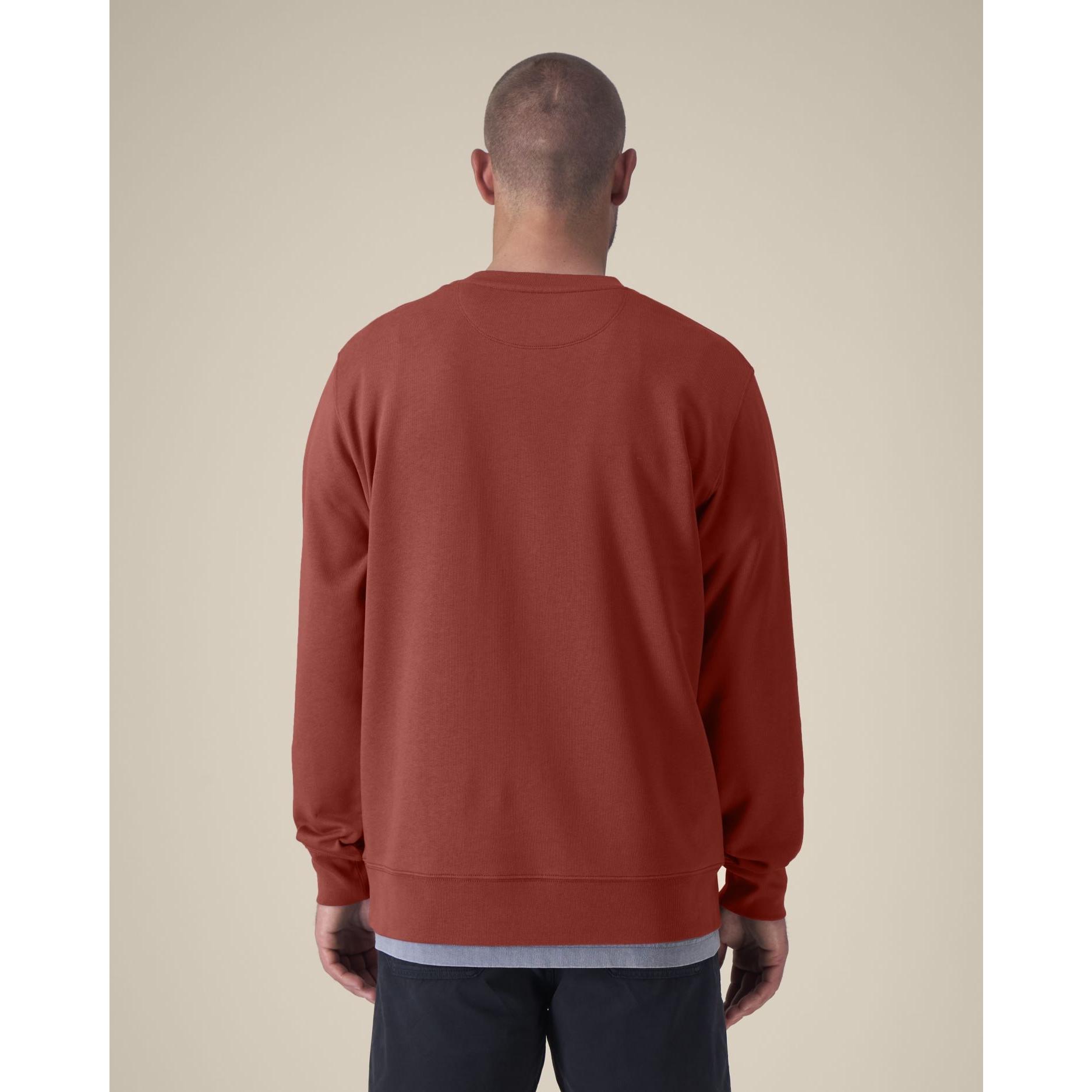 Bluză cu guler rotund Unisex Changer 2.0 Earthy Red L