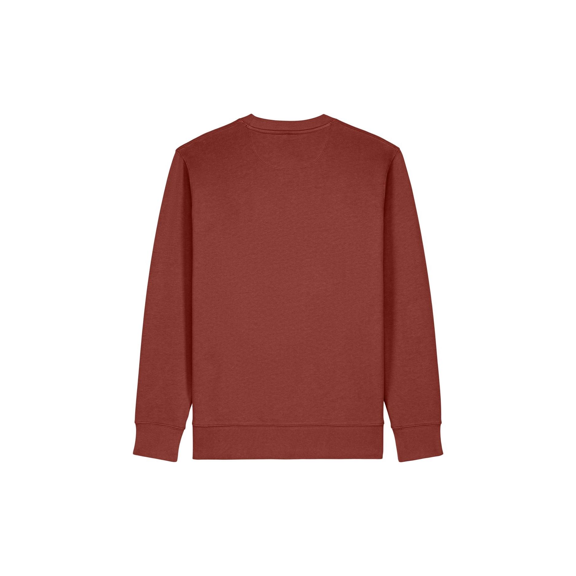 Bluză cu guler rotund Unisex Changer 2.0 Earthy Red L
