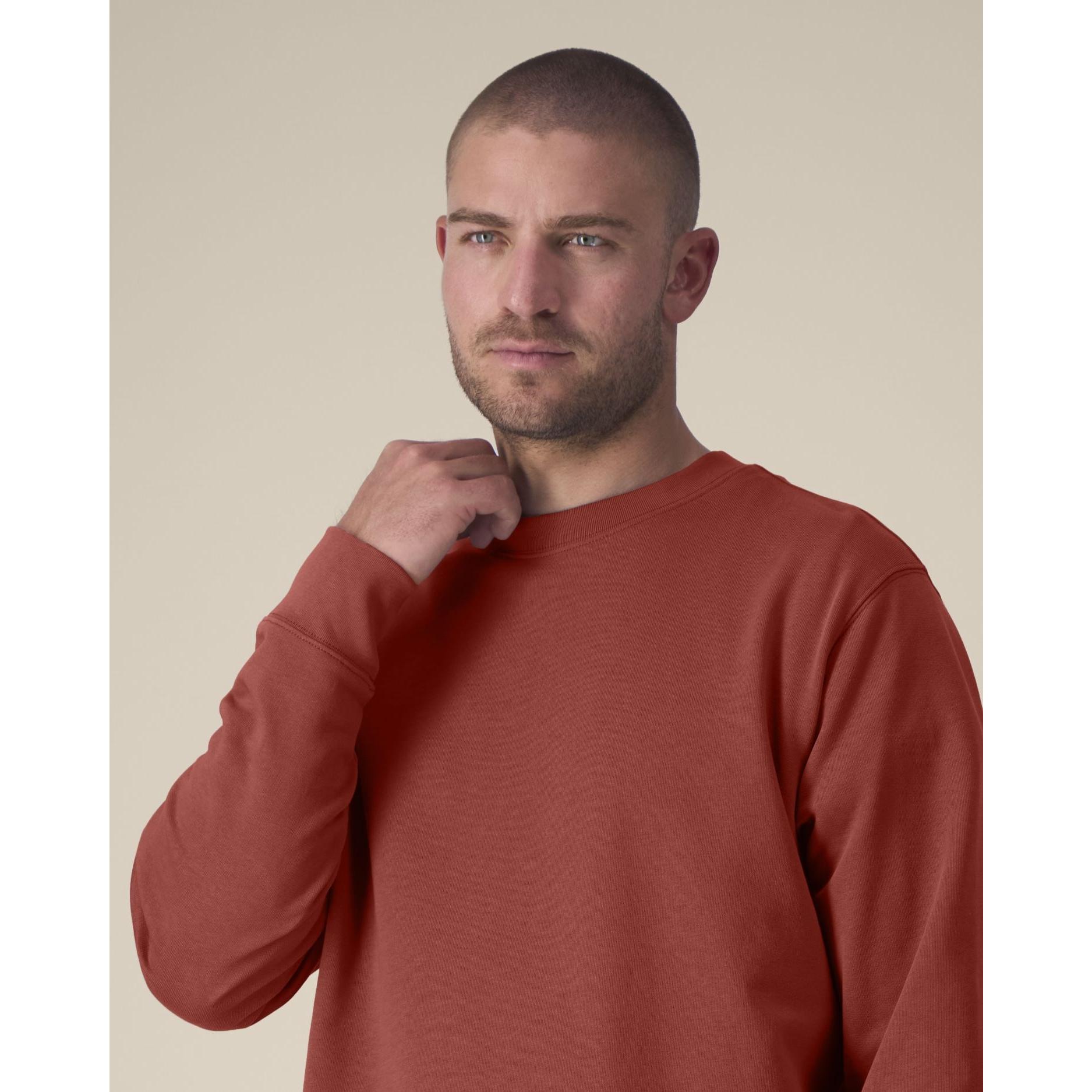 Bluză cu guler rotund Unisex Changer 2.0 Earthy Red L