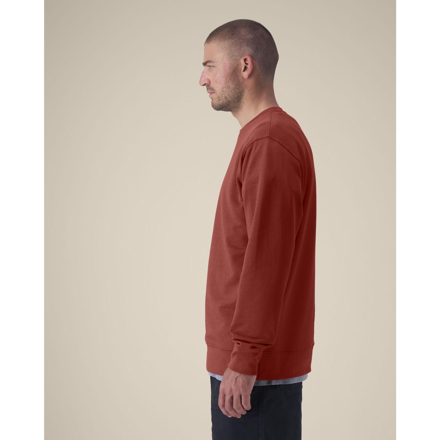 Bluză cu guler rotund Unisex Changer 2.0 Earthy Red L