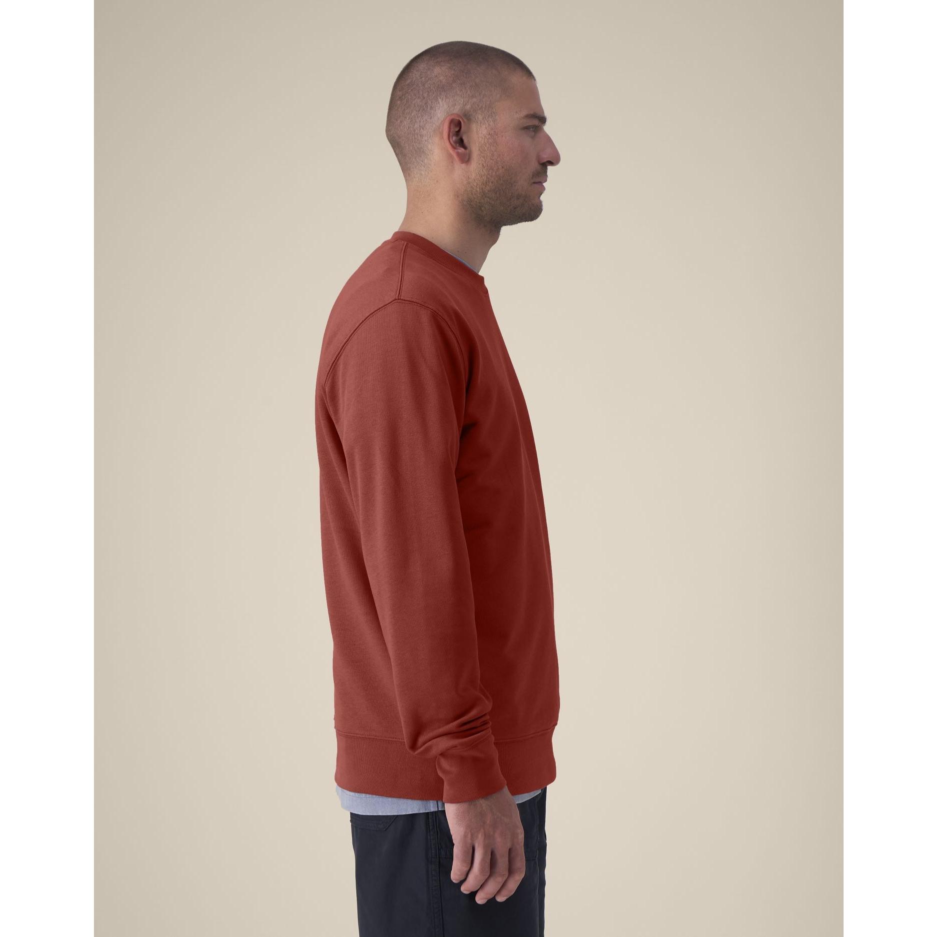 Bluză cu guler rotund Unisex Changer 2.0 Earthy Red L