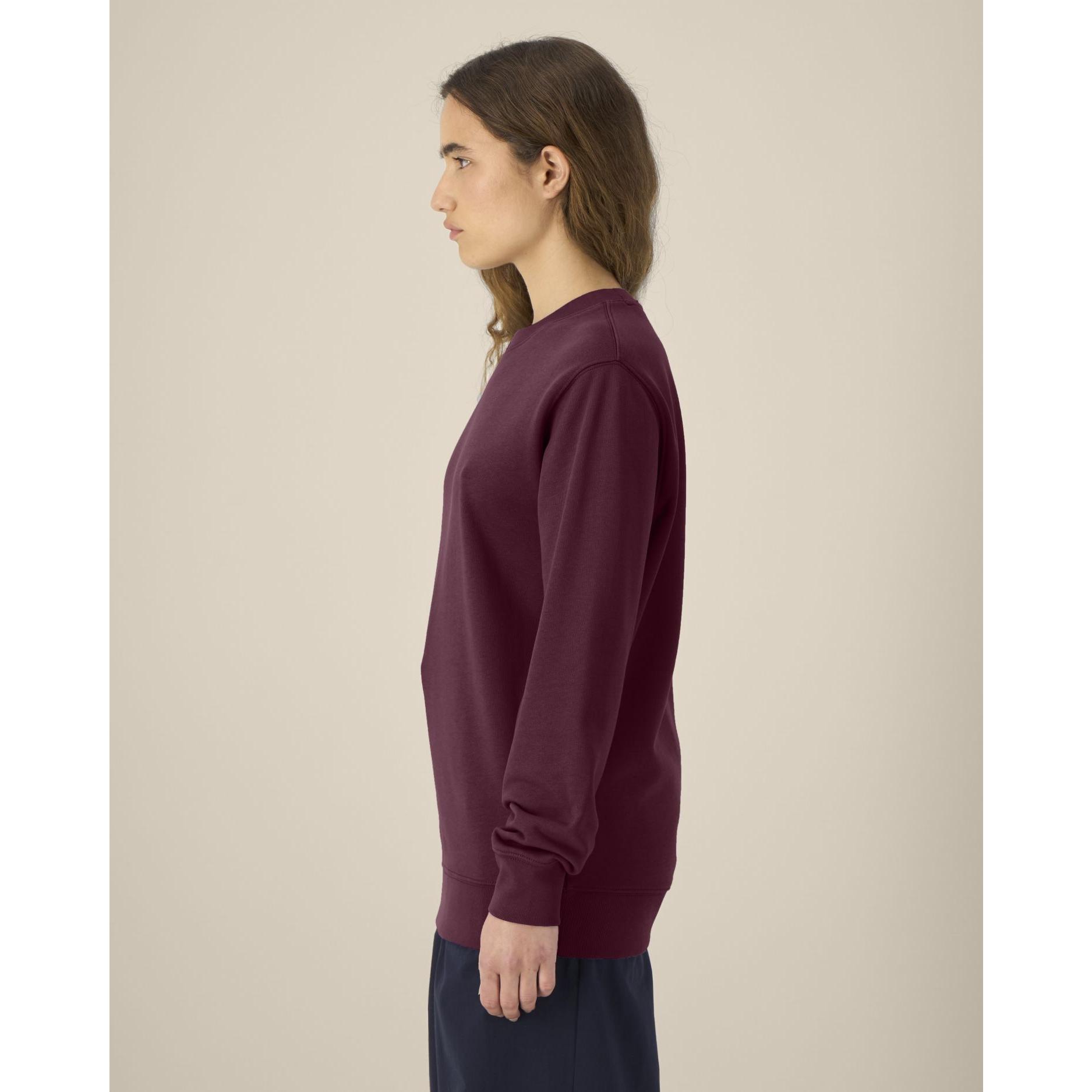 Bluză cu guler rotund Unisex Changer 2.0 Deep Plum L