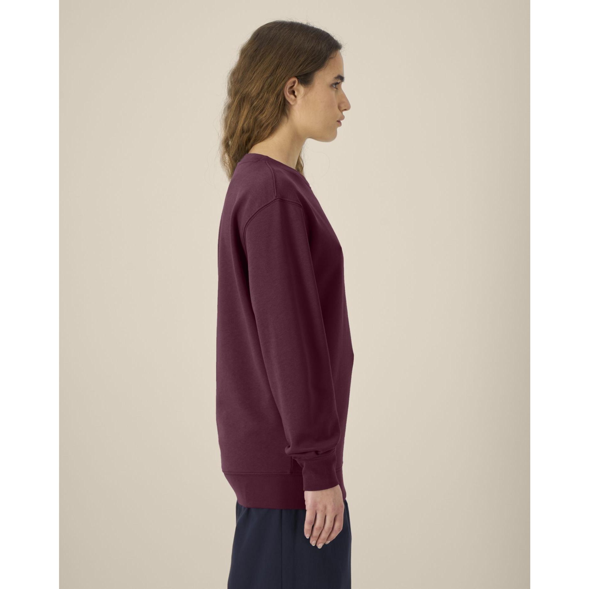 Bluză cu guler rotund Unisex Changer 2.0 Deep Plum L