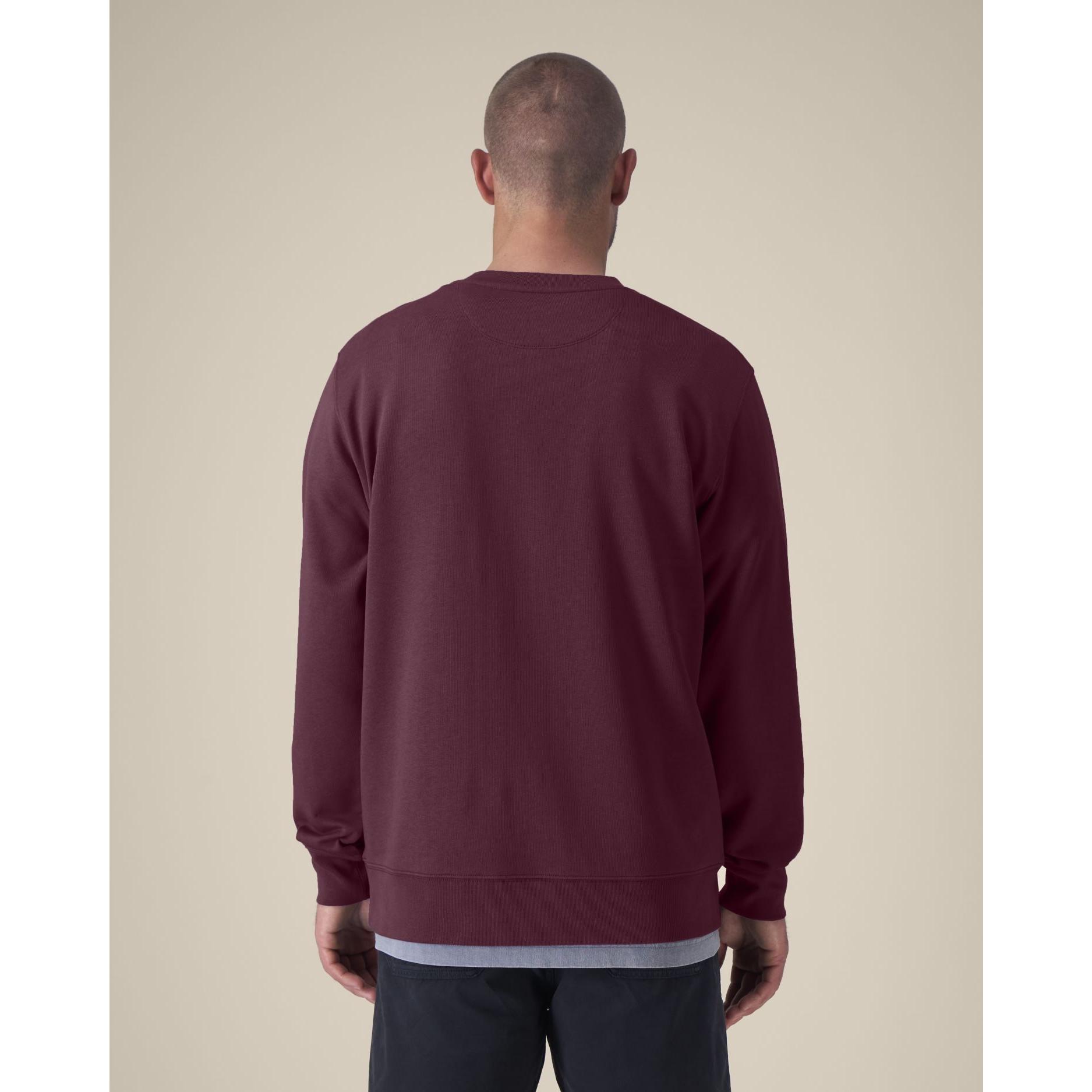Bluză cu guler rotund Unisex Changer 2.0 Deep Plum L