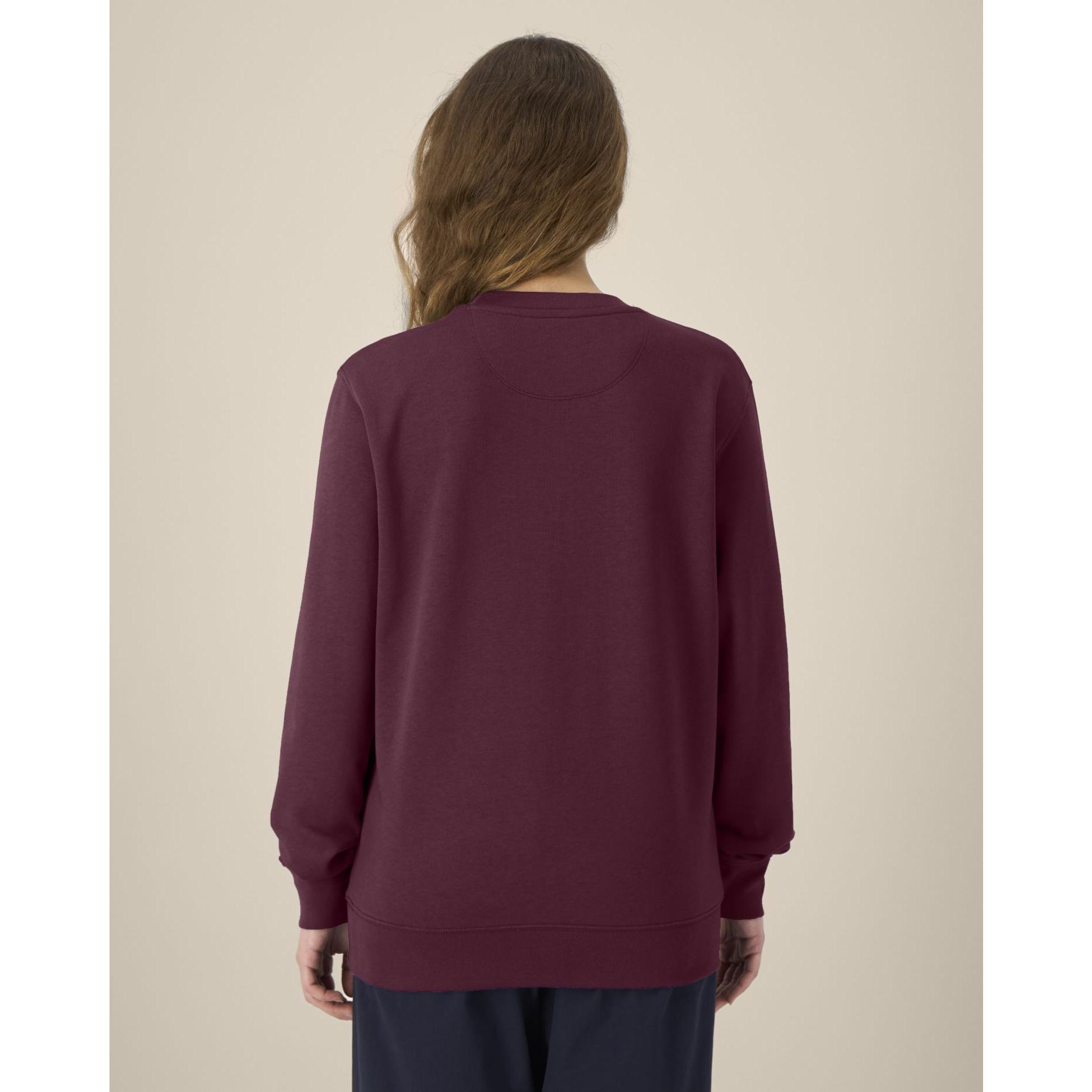 Bluză cu guler rotund Unisex Changer 2.0 Deep Plum L