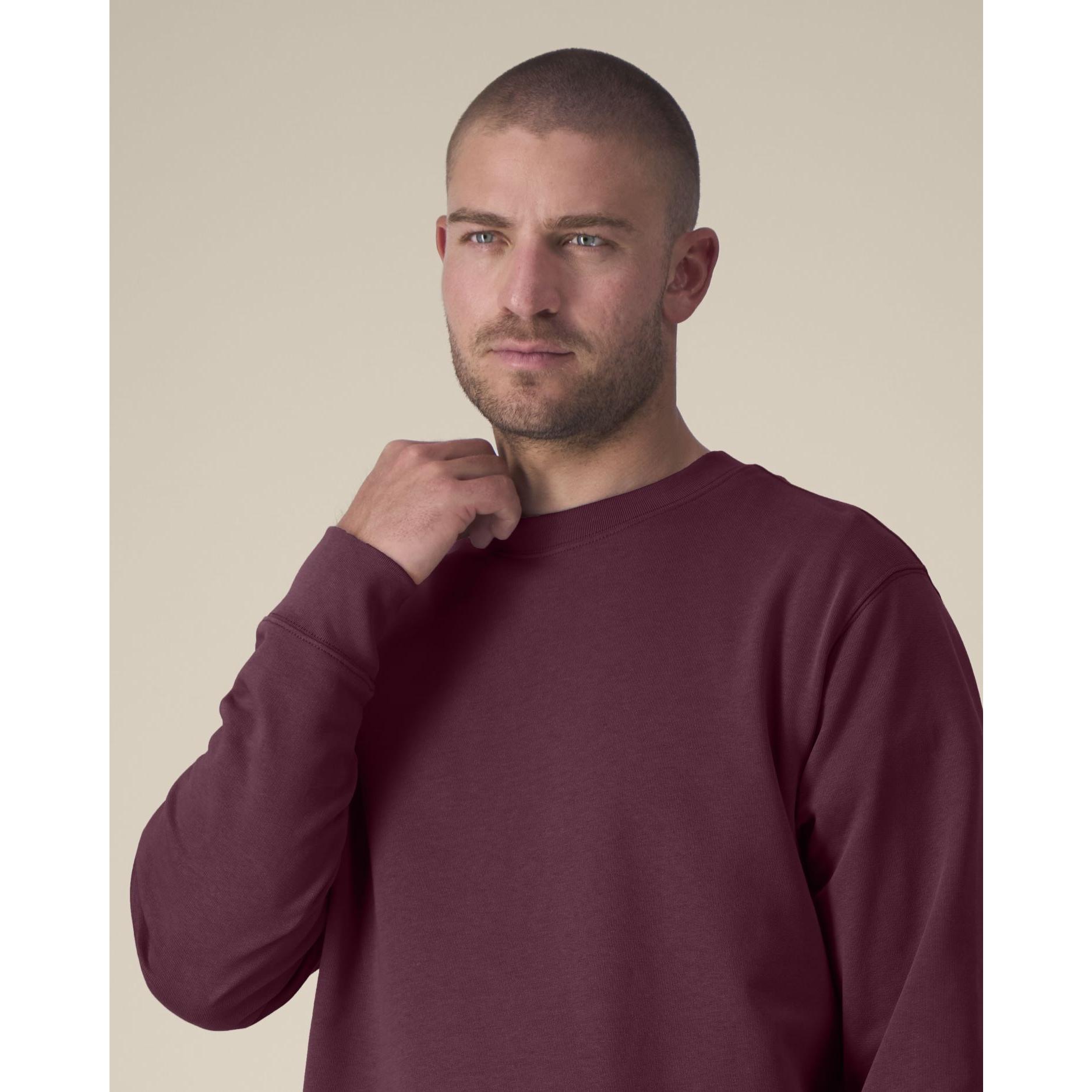 Bluză cu guler rotund Unisex Changer 2.0 Deep Plum L