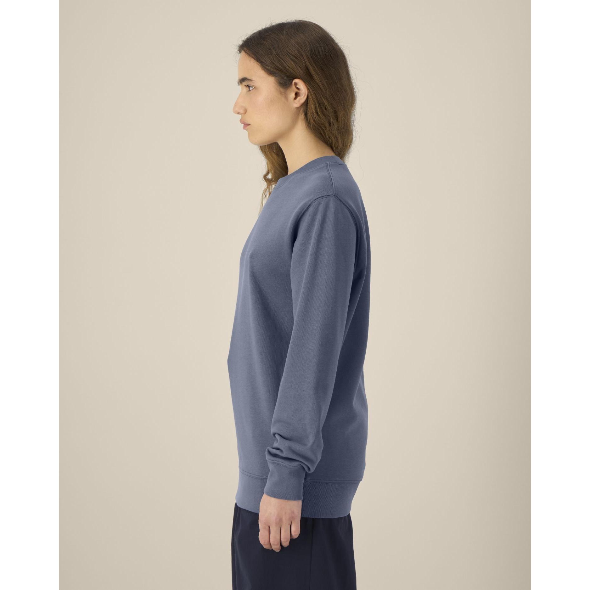 Bluză cu guler rotund Unisex Changer 2.0 Blue Grey L