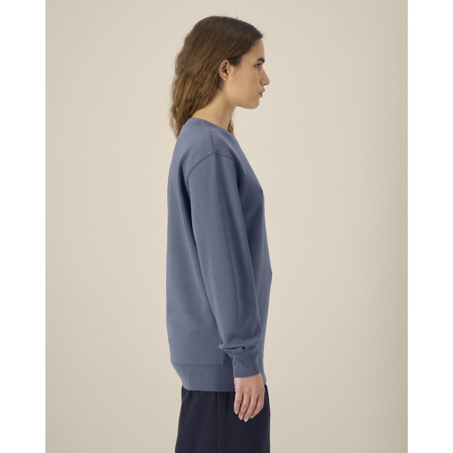 Bluză cu guler rotund Unisex Changer 2.0 Blue Grey L