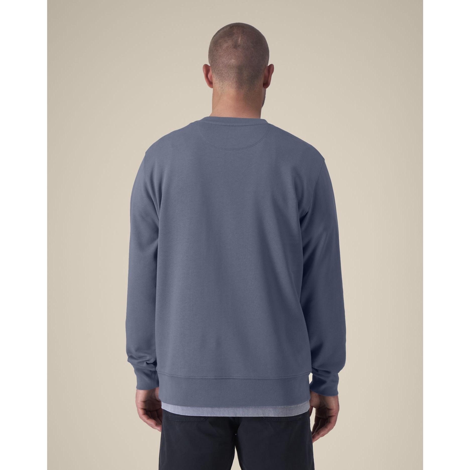 Bluză cu guler rotund Unisex Changer 2.0 Blue Grey L