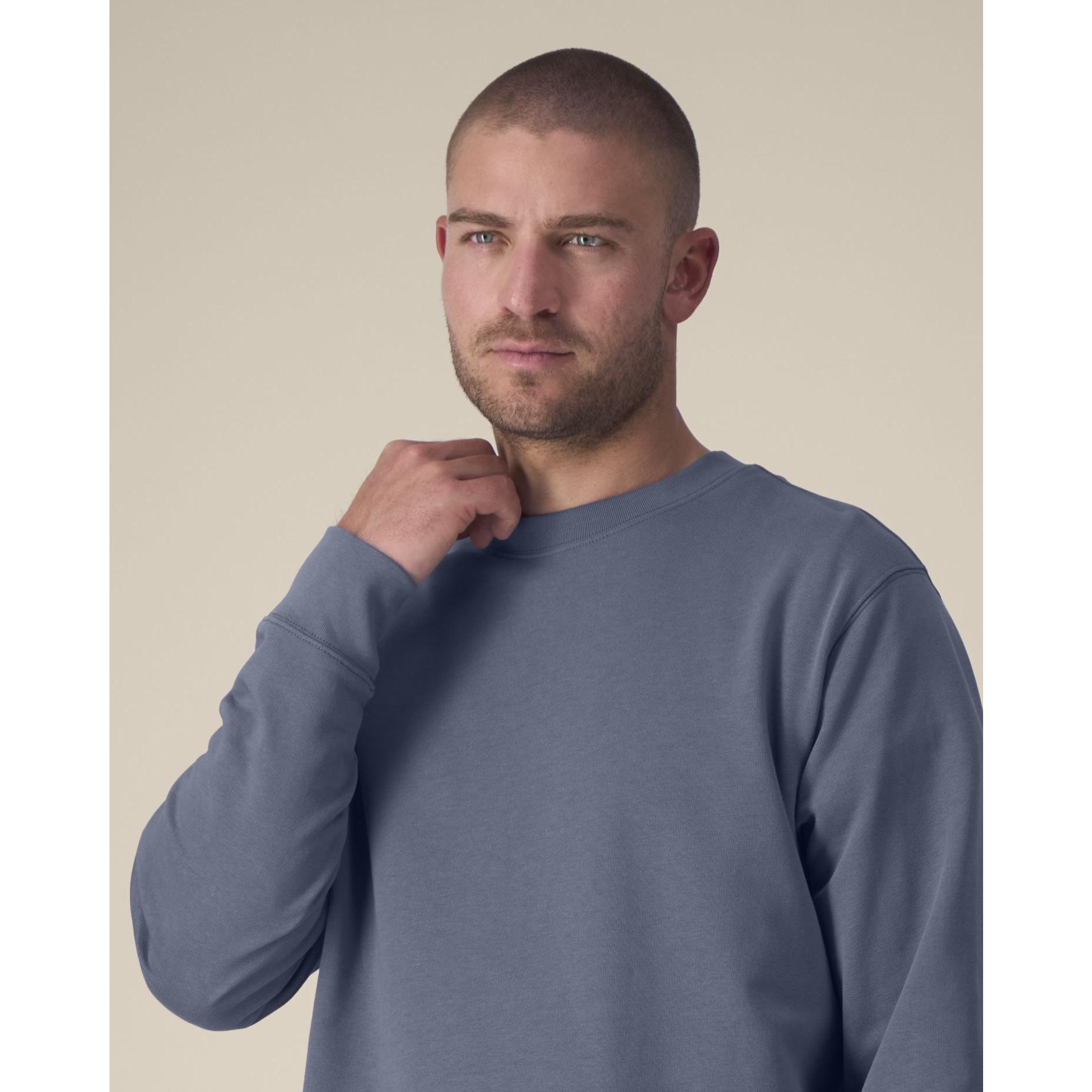 Bluză cu guler rotund Unisex Changer 2.0 Blue Grey L