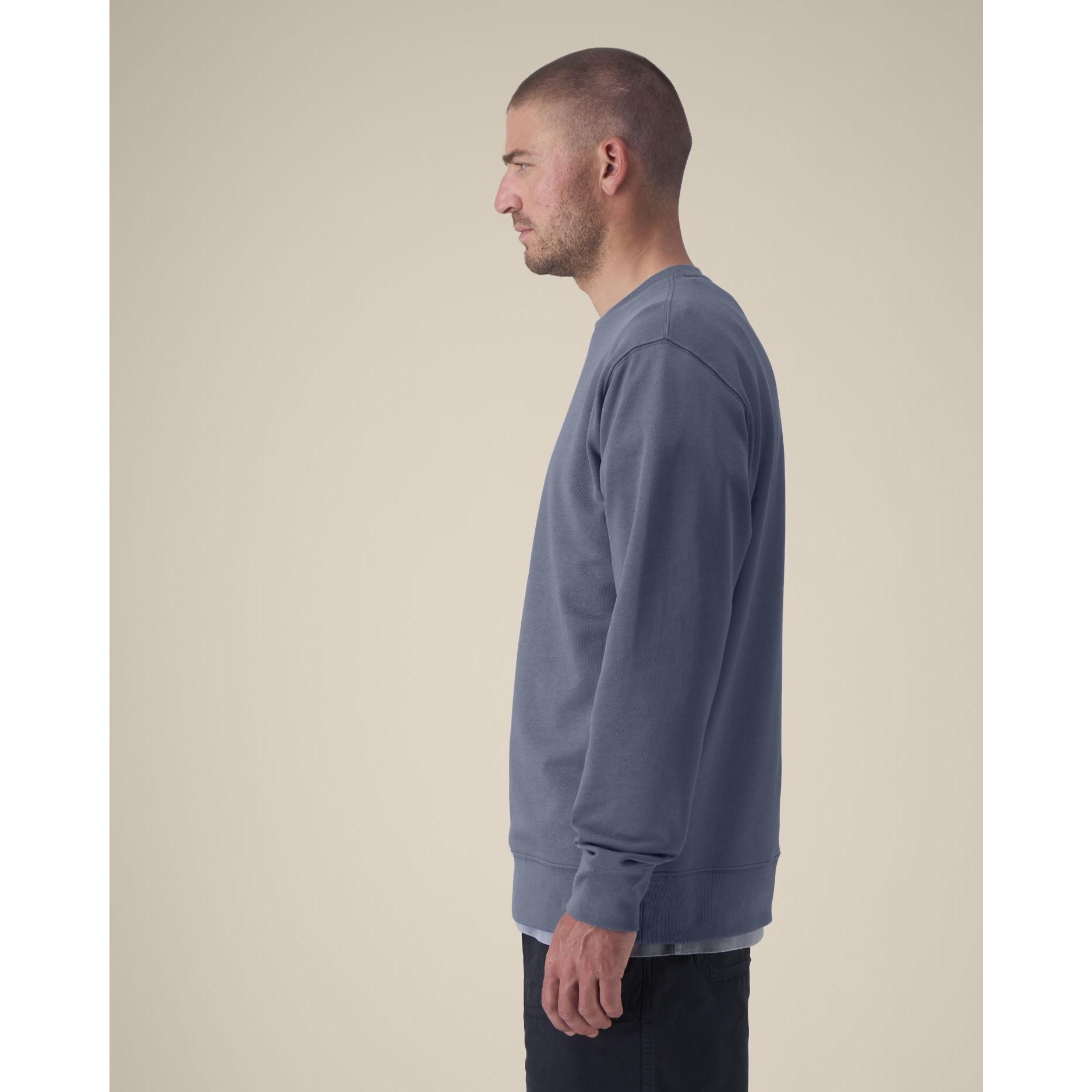 Bluză cu guler rotund Unisex Changer 2.0 Blue Grey L