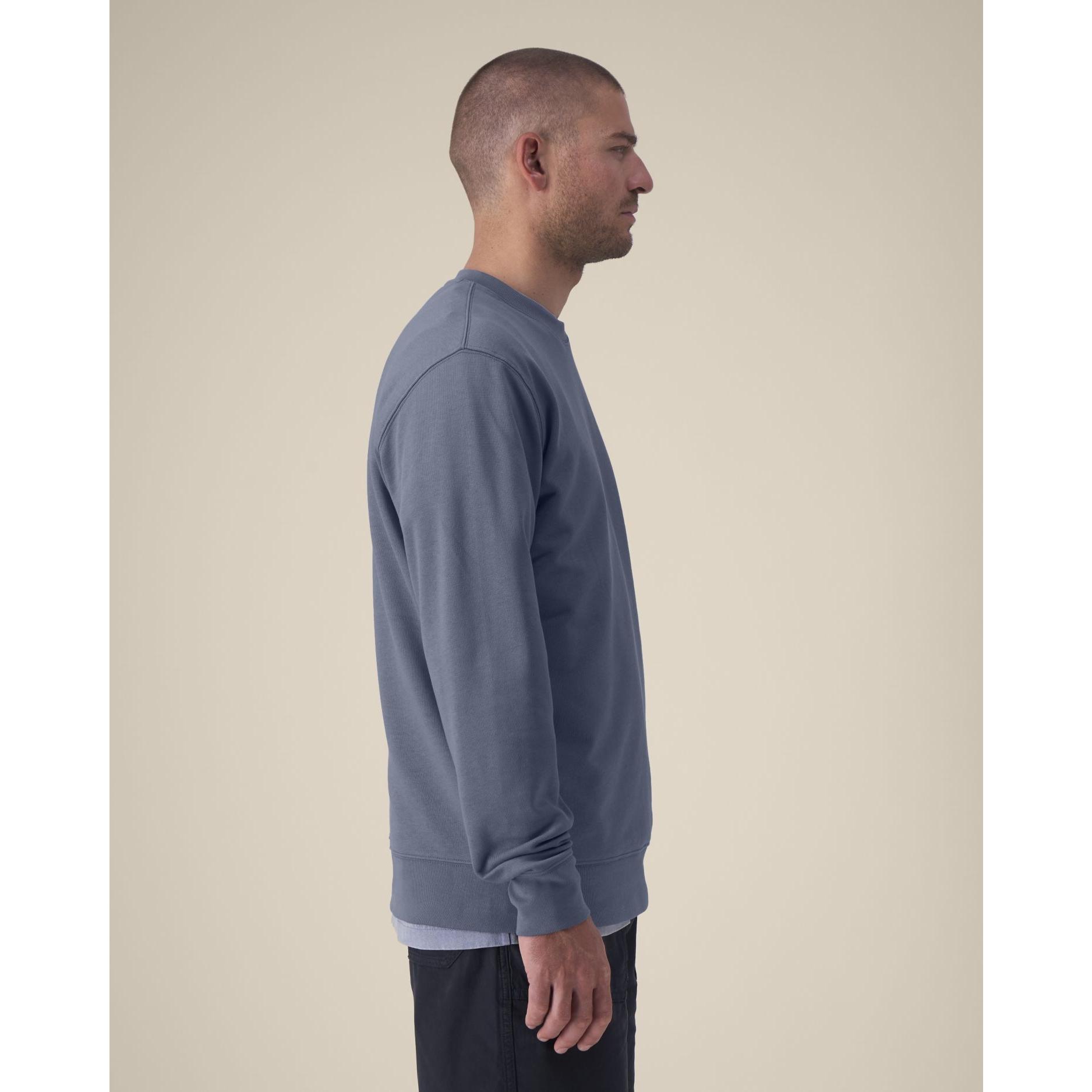 Bluză cu guler rotund Unisex Changer 2.0 Blue Grey L