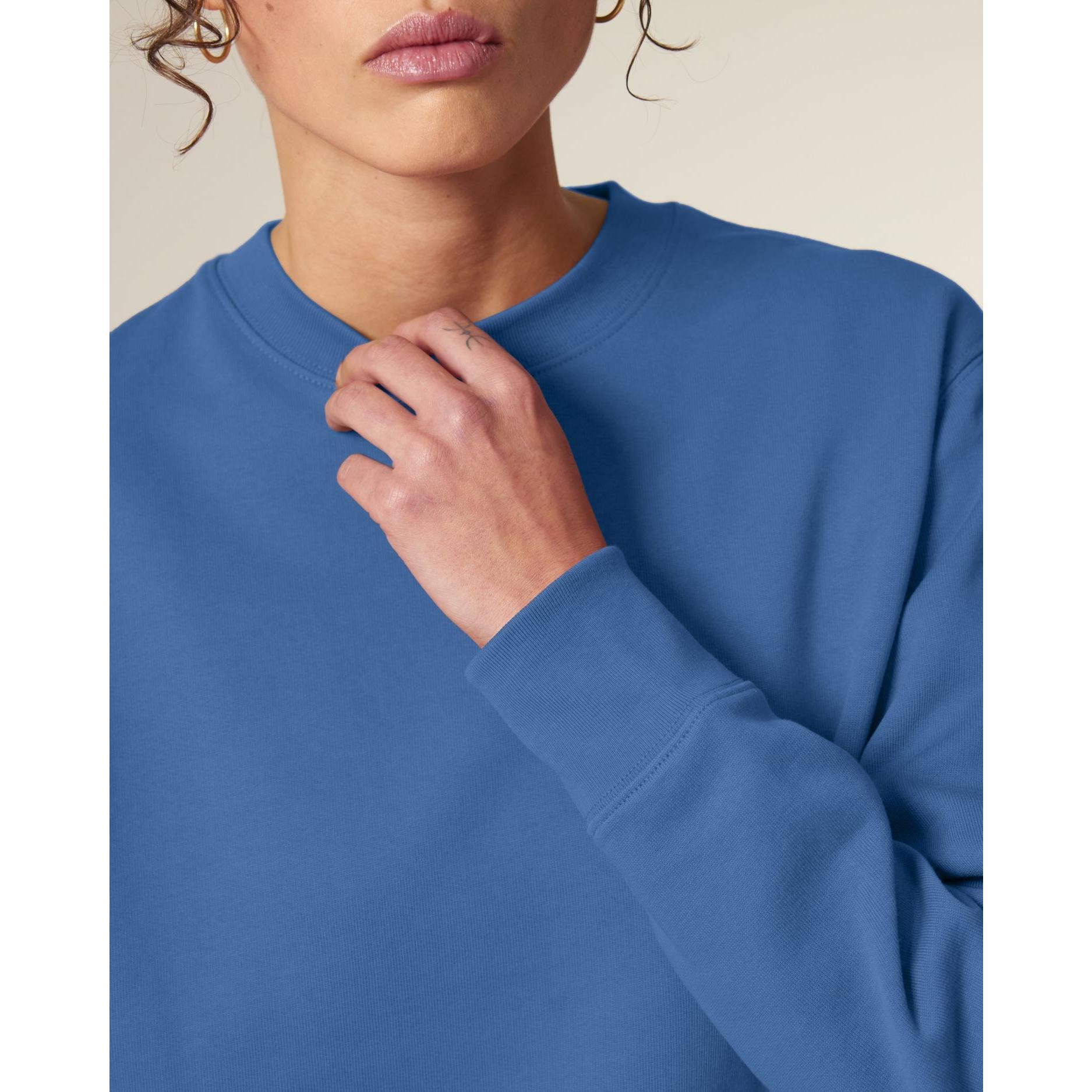Bluză cu guler rotund Unisex Changer 2.0 Mindful Blue 2XS