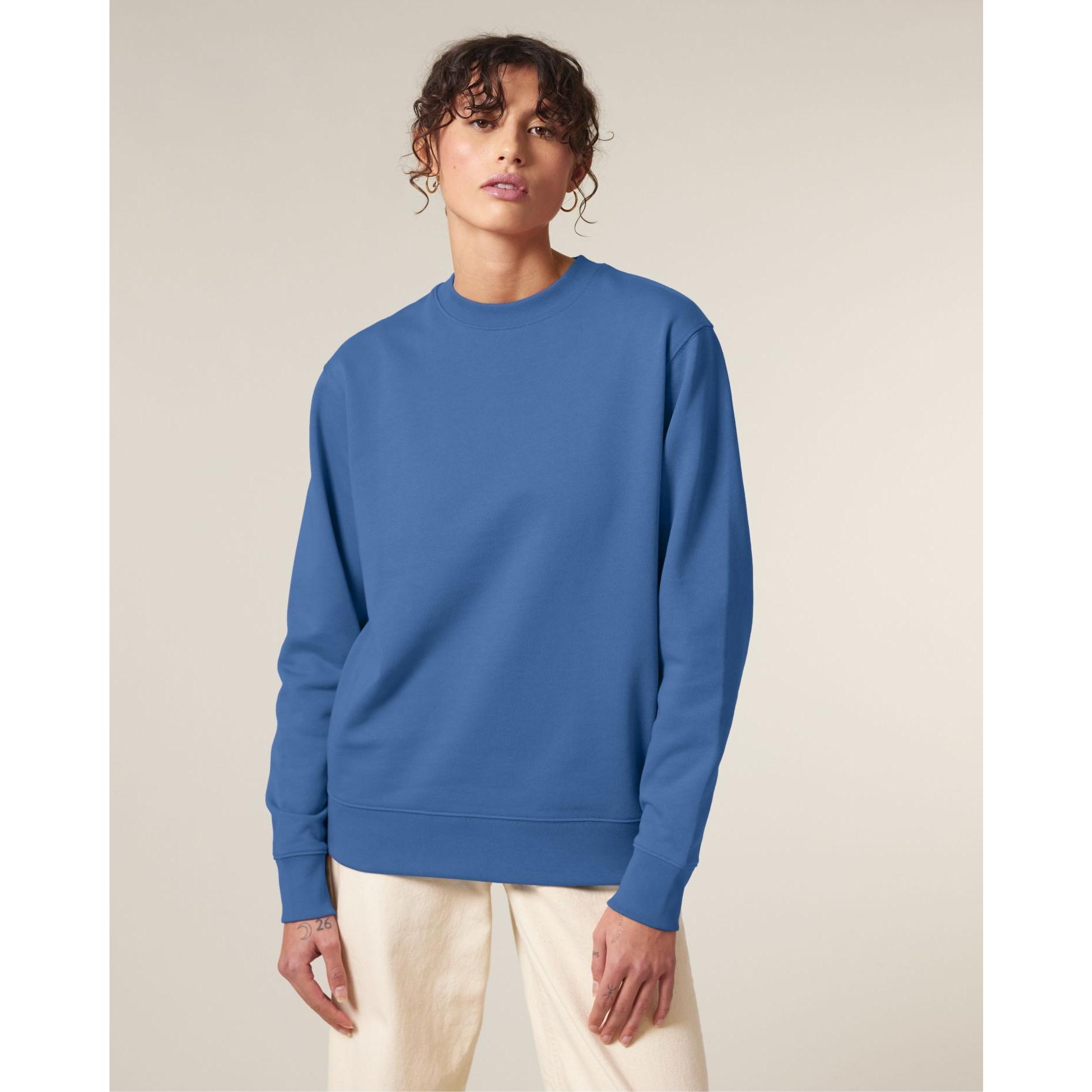 Bluză cu guler rotund Unisex Changer 2.0 Mindful Blue 2XS