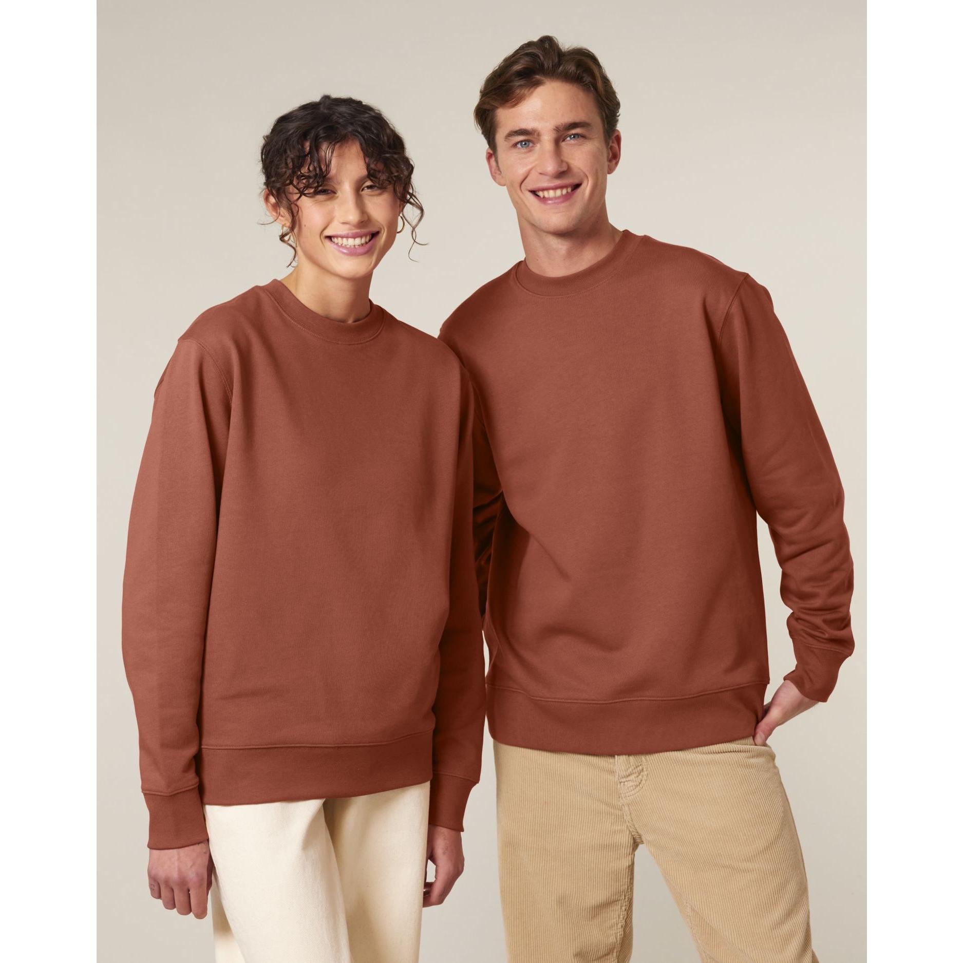 Bluză cu guler rotund Unisex Changer 2.0 Heritage Brown 2XS