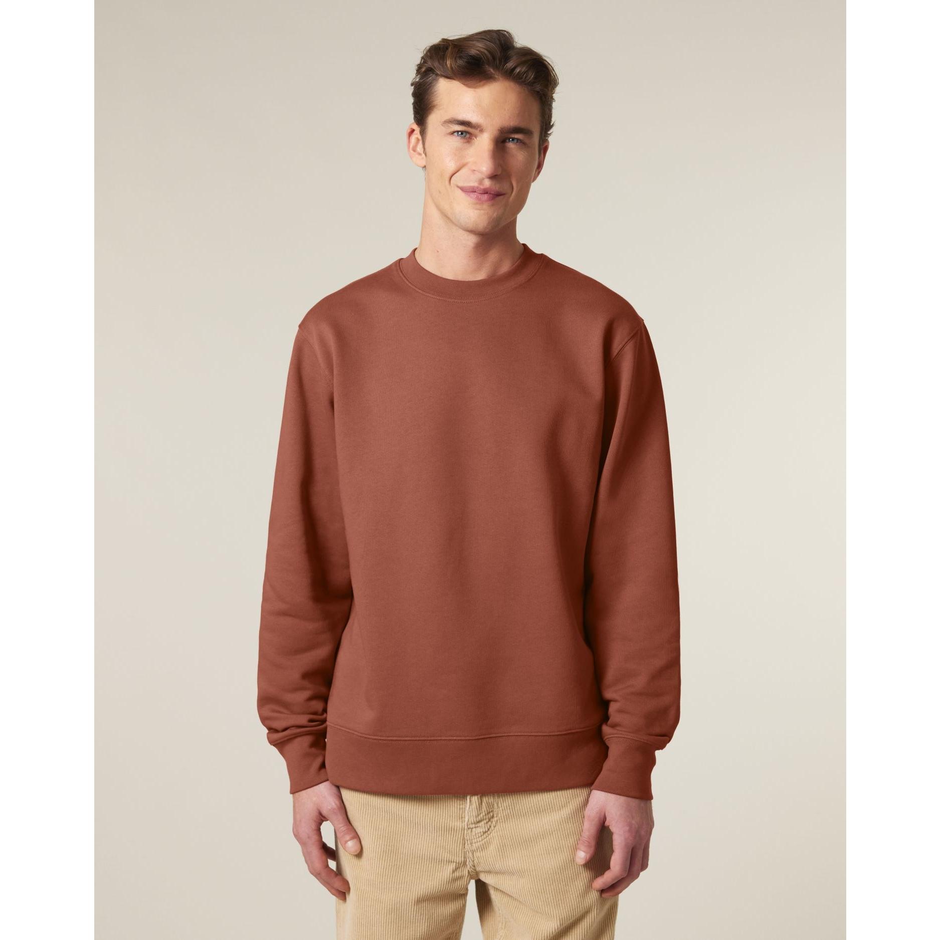Bluză cu guler rotund Unisex Changer 2.0 Heritage Brown 2XS