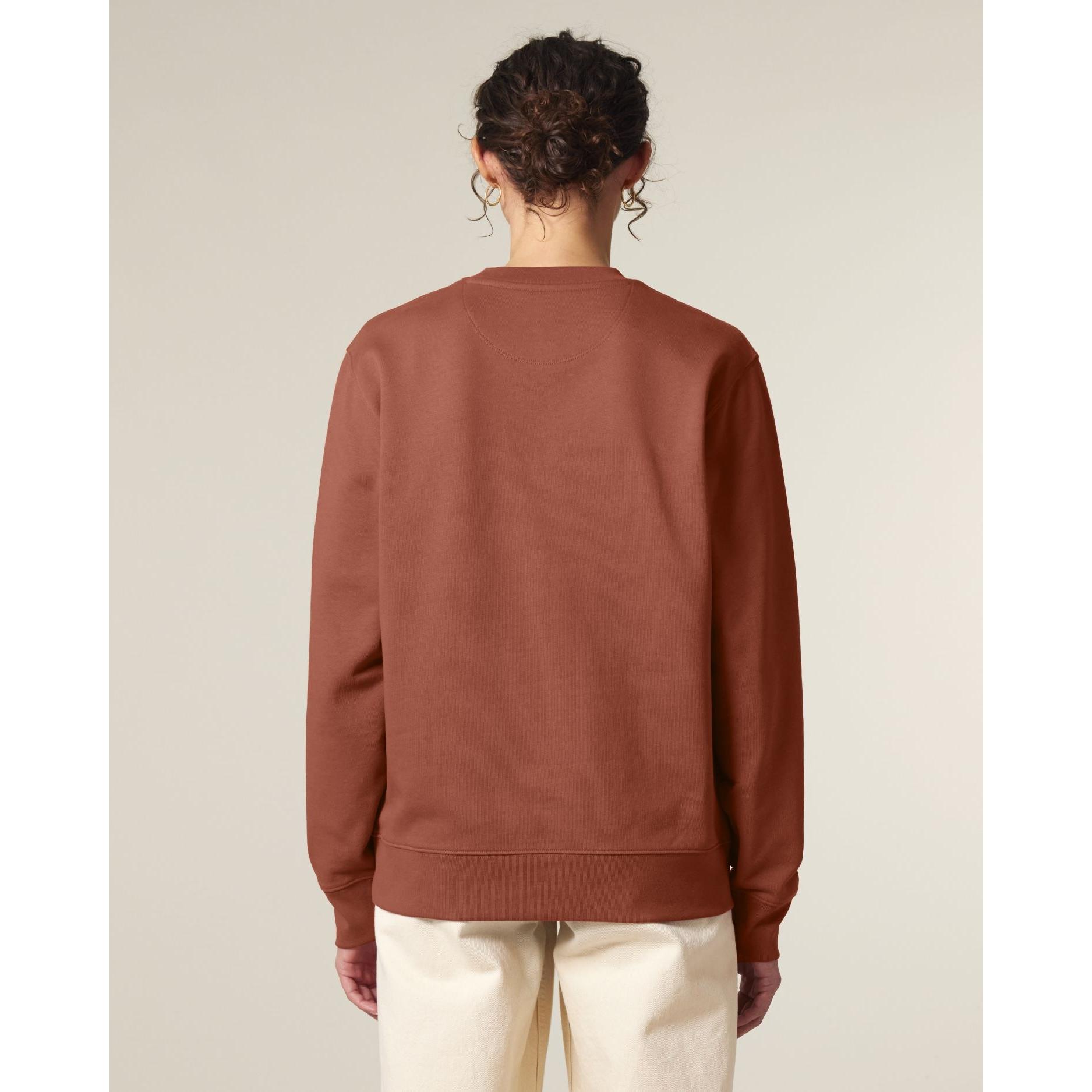 Bluză cu guler rotund Unisex Changer 2.0 Heritage Brown 2XS