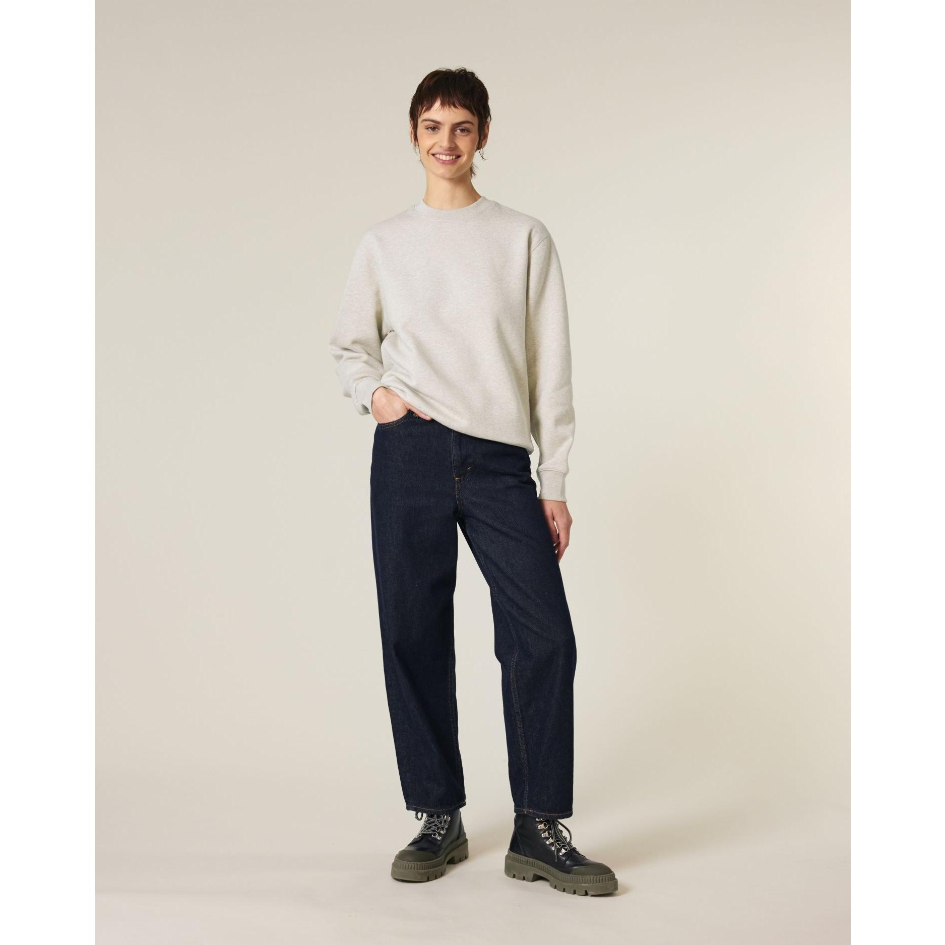 Bluză cu guler rotund Unisex Changer 2.0 Heather Haze 2XS