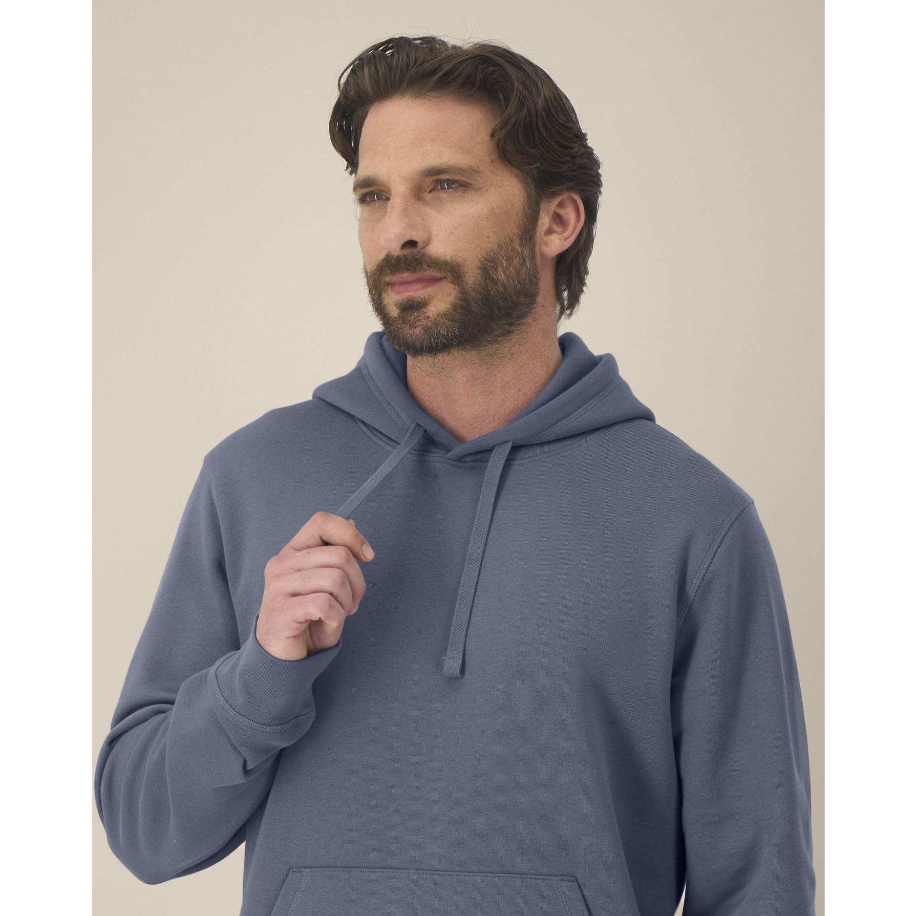 Hanorac cu glugă Unisex Drummer 2.0 Blue Grey 2XS