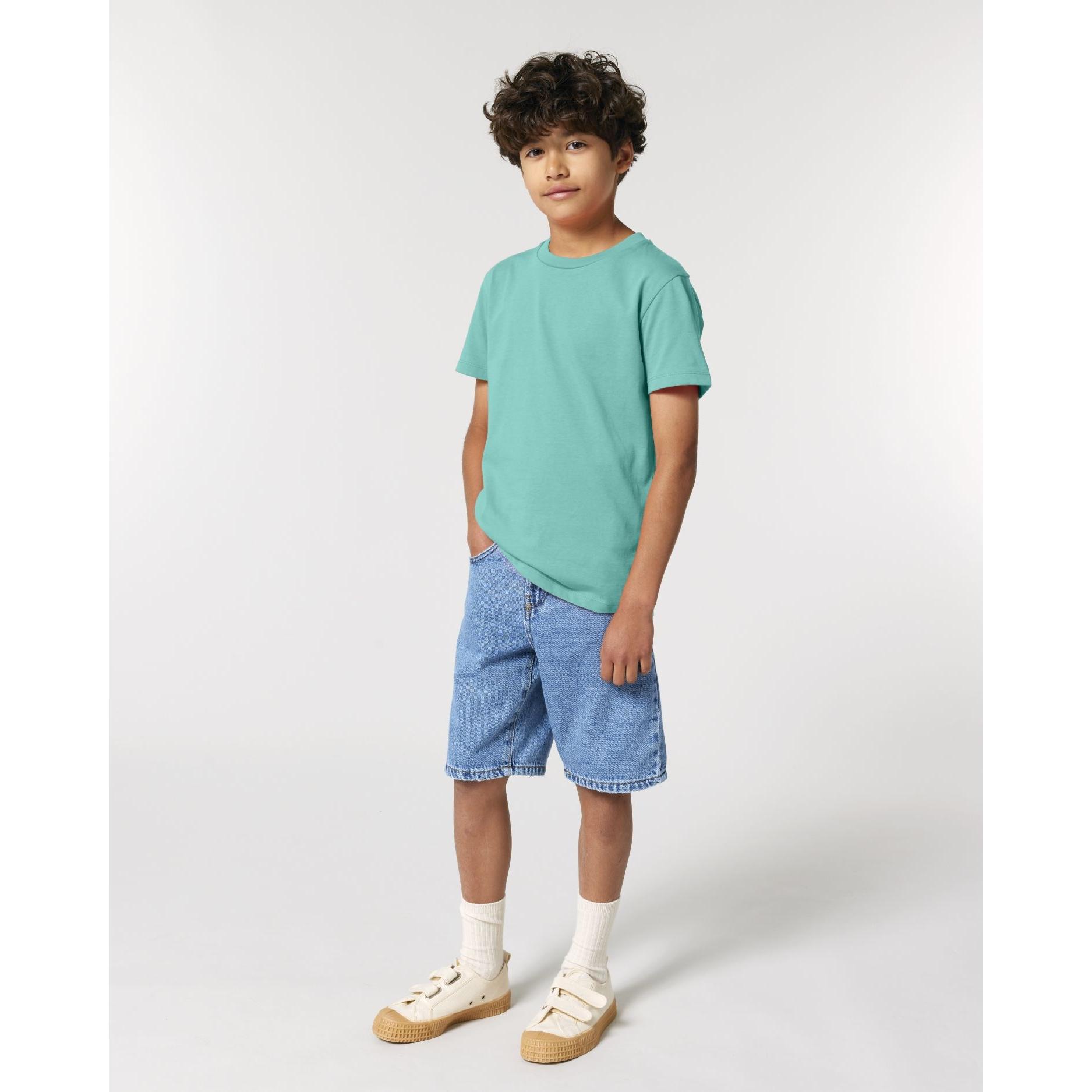 Tricou pentru copii Mini Creator 2.0 Pool Blue 3 - 4 ani