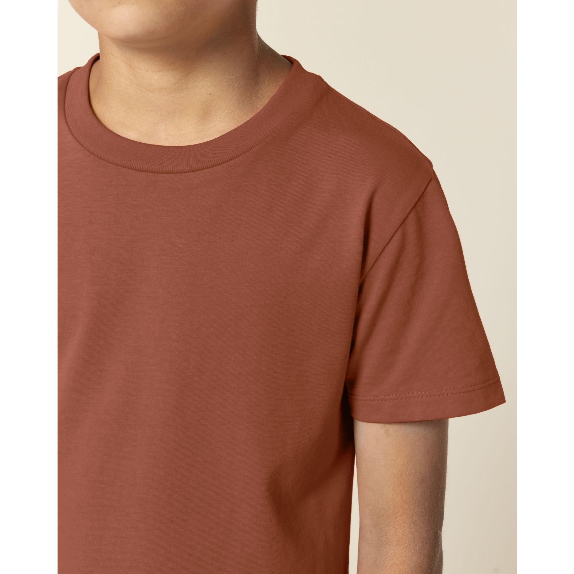 Tricou pentru copii Mini Creator 2.0 Heritage Brown 9 - 11 ani