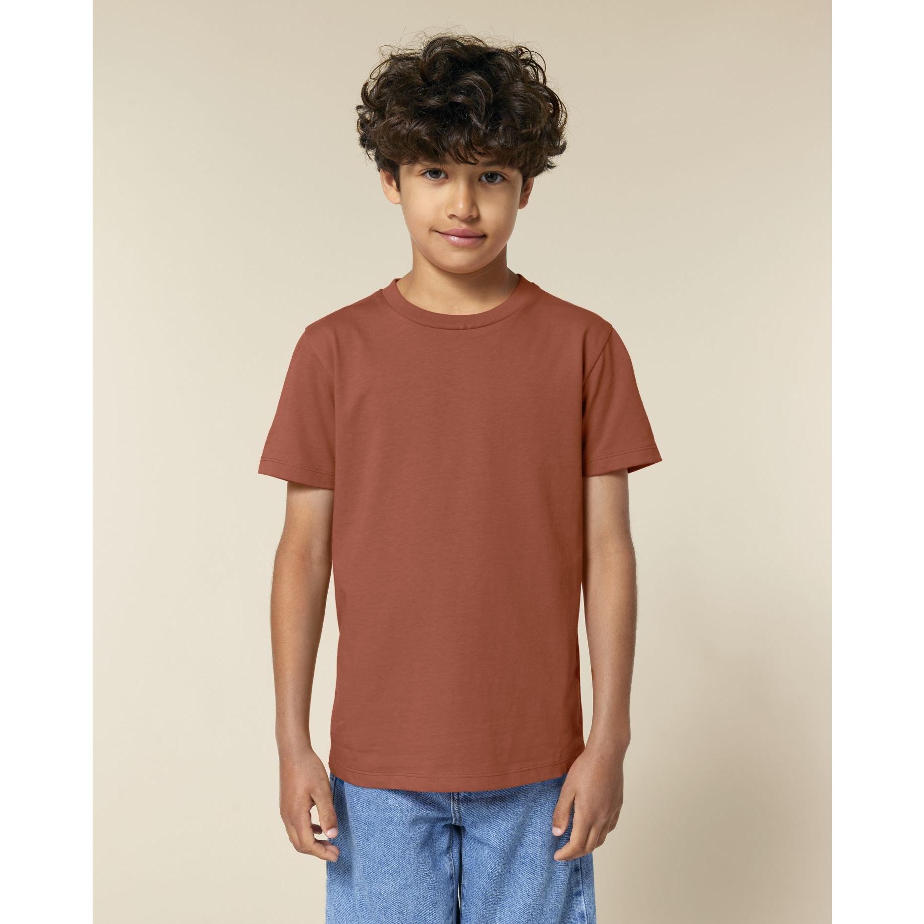 Tricou pentru copii Mini Creator 2.0 Heritage Brown 9 - 11 ani