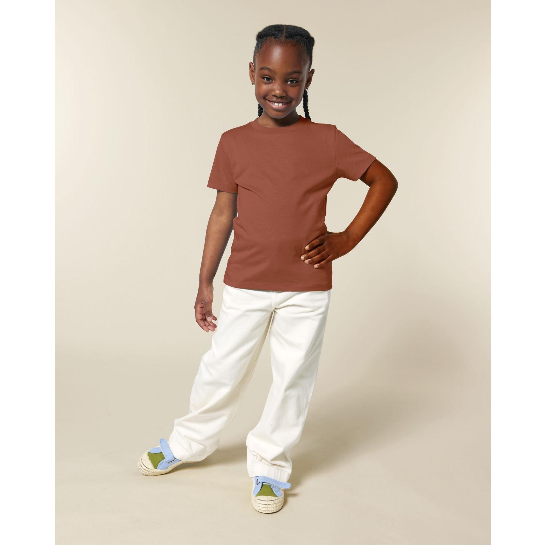 Tricou pentru copii Mini Creator 2.0 Heritage Brown 9 - 11 ani