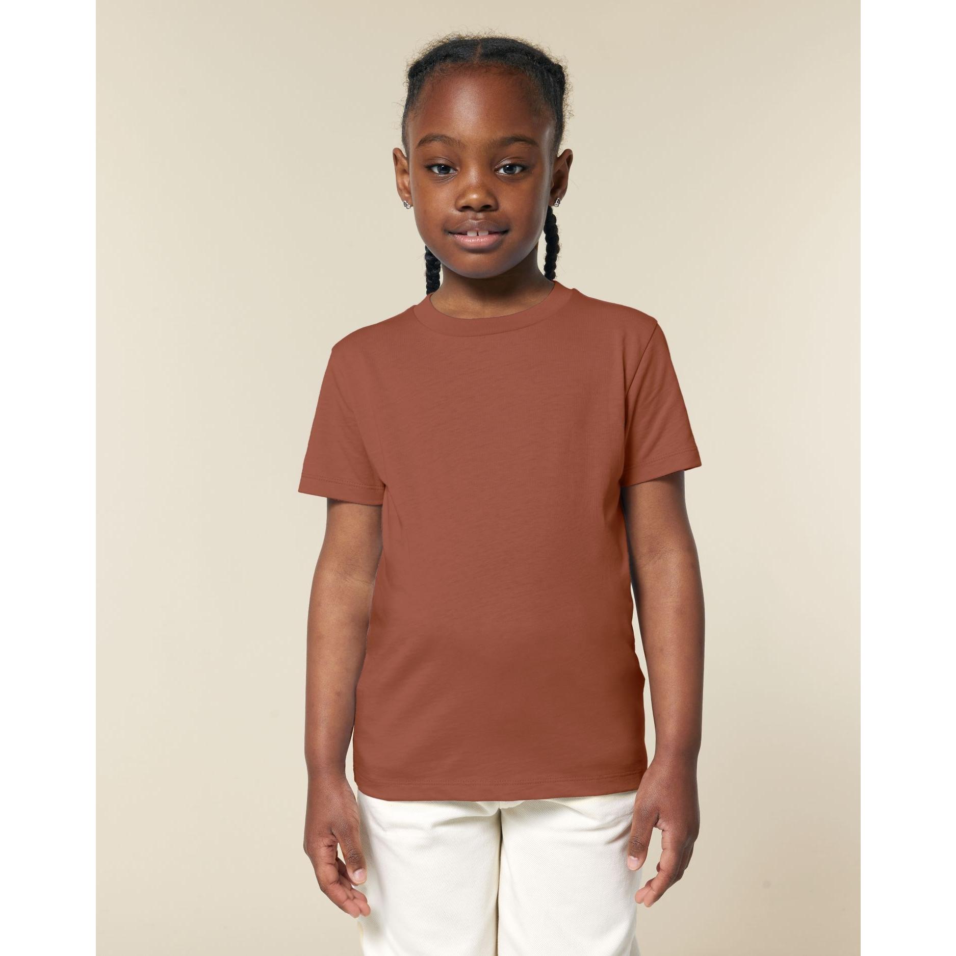 Tricou pentru copii Mini Creator 2.0 Heritage Brown 9 - 11 ani