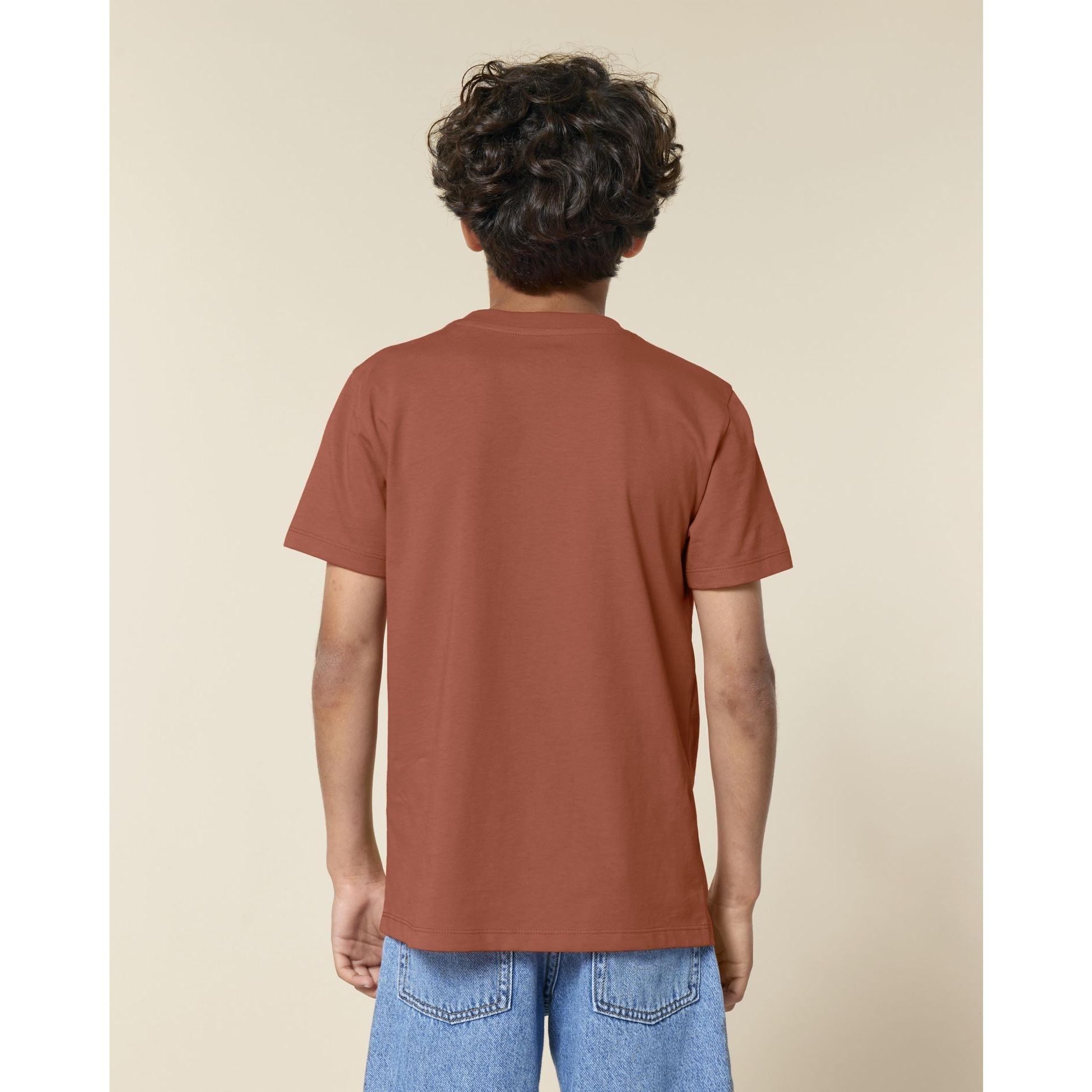 Tricou pentru copii Mini Creator 2.0 Heritage Brown 9 - 11 ani