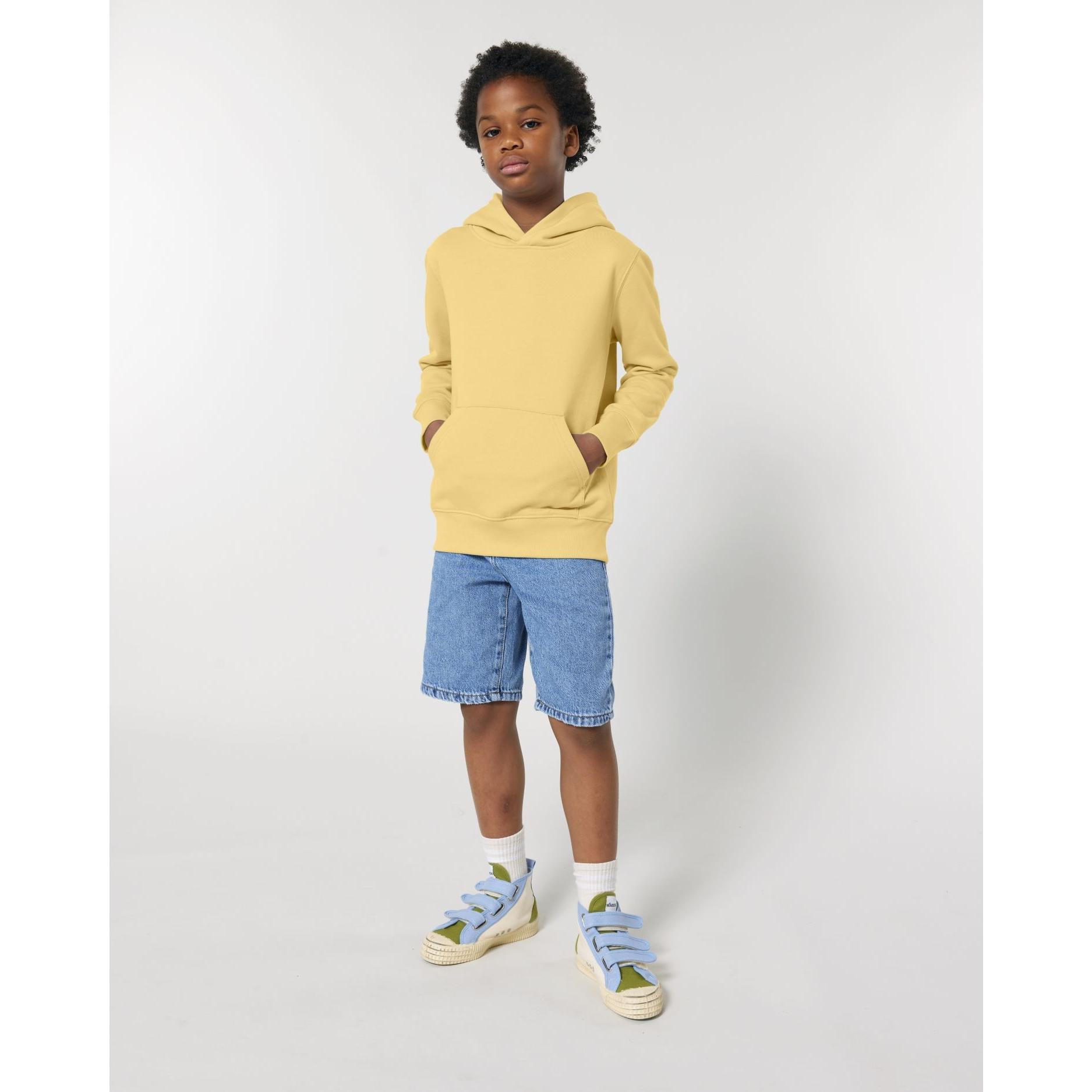 Hanorac cu glugă pentru copii Mini Cruiser 2.0 Viva Yellow 12 - 14 ani