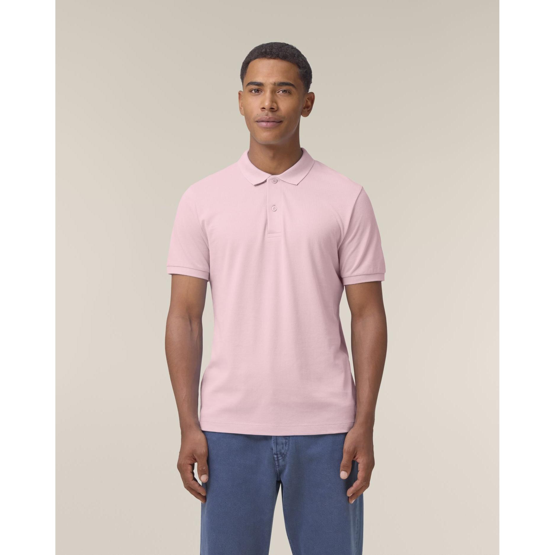 Tricou polo pentru bărbați Stanley Coaster Cotton Pink M