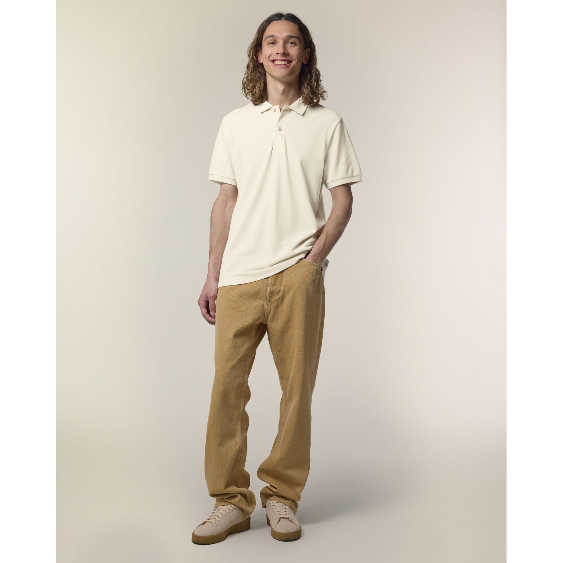 Tricou polo pentru bărbați Stanley Coaster Natural Raw 3XL