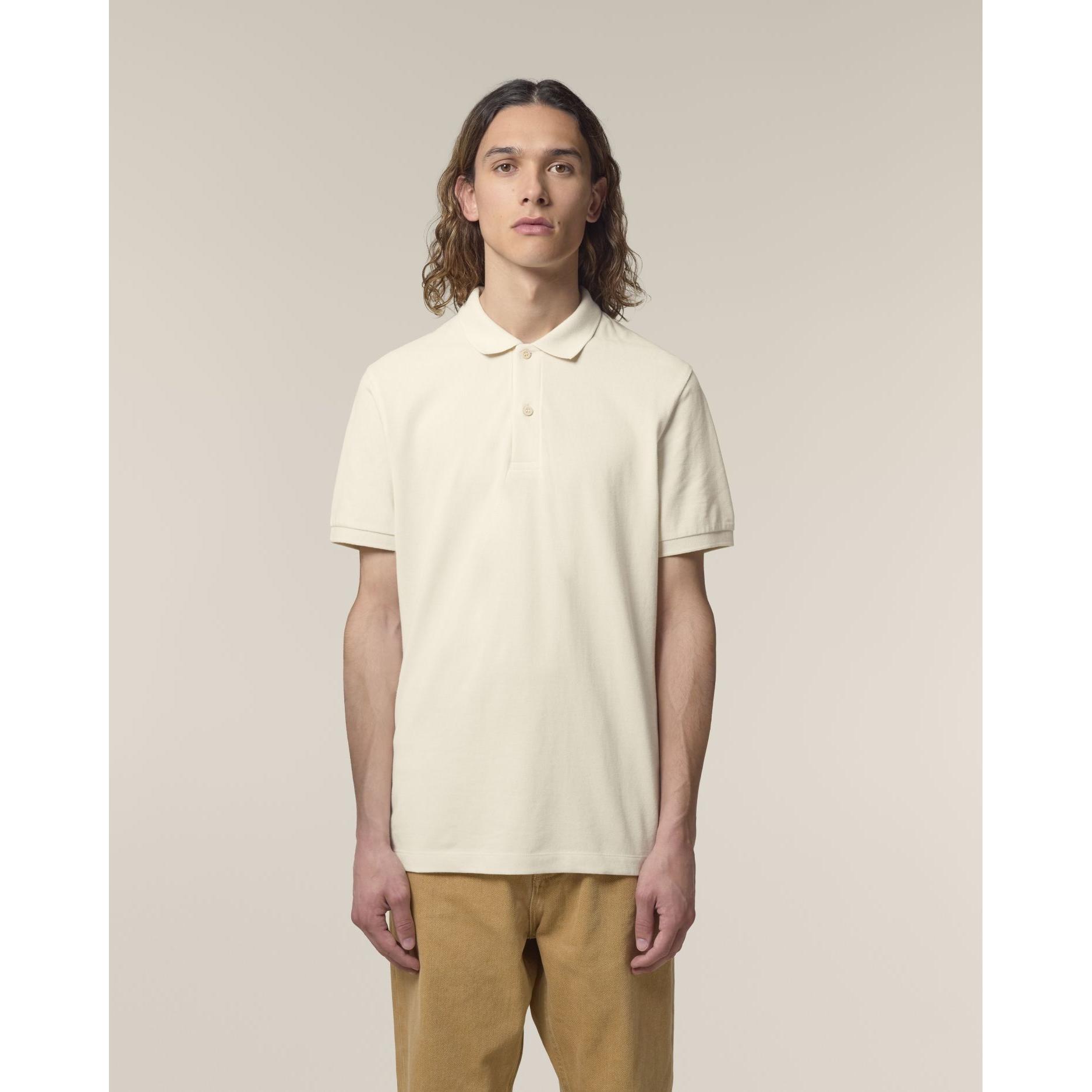 Tricou polo pentru bărbați Stanley Coaster Natural Raw 3XL