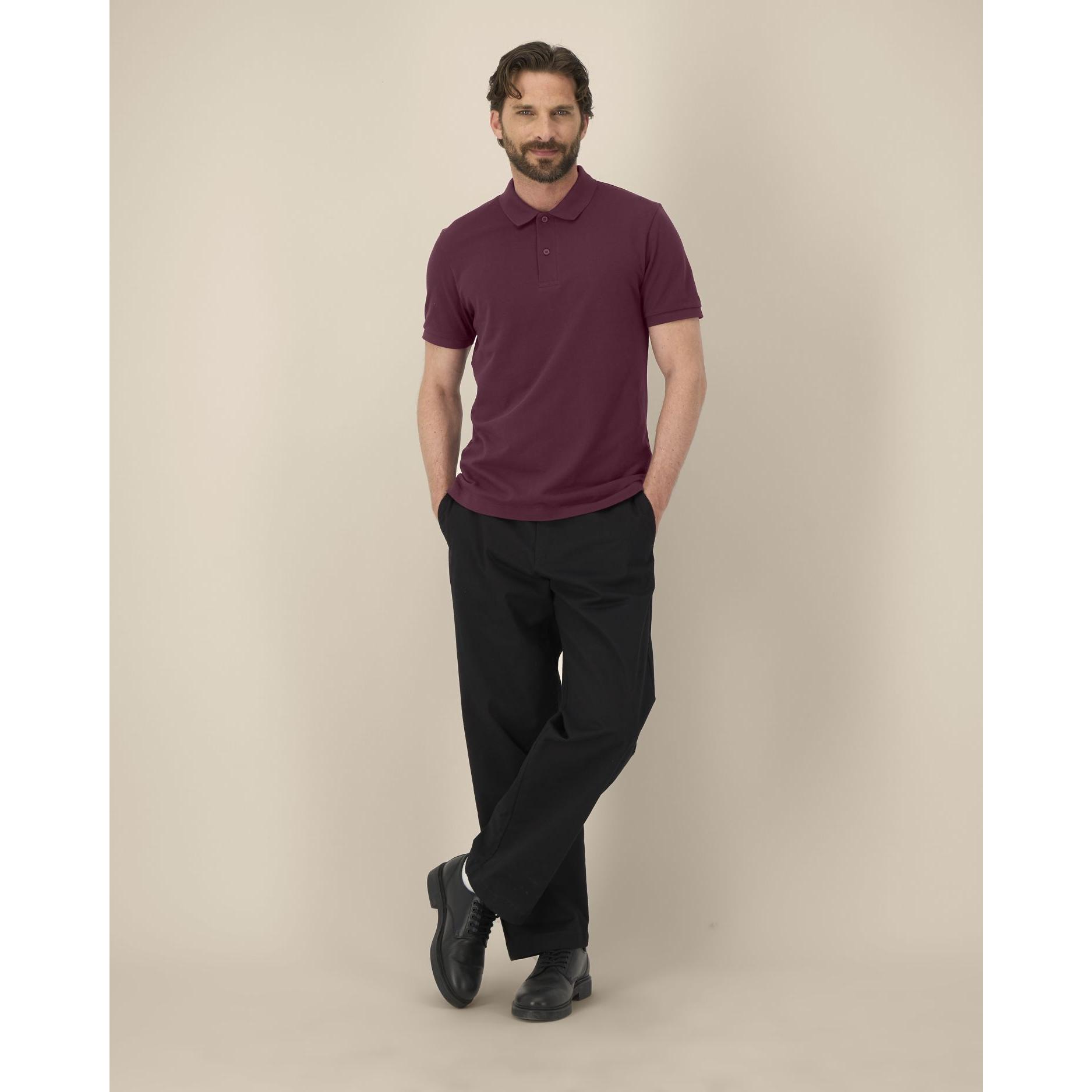Tricou polo pentru bărbați Stanley Coaster Deep Plum L