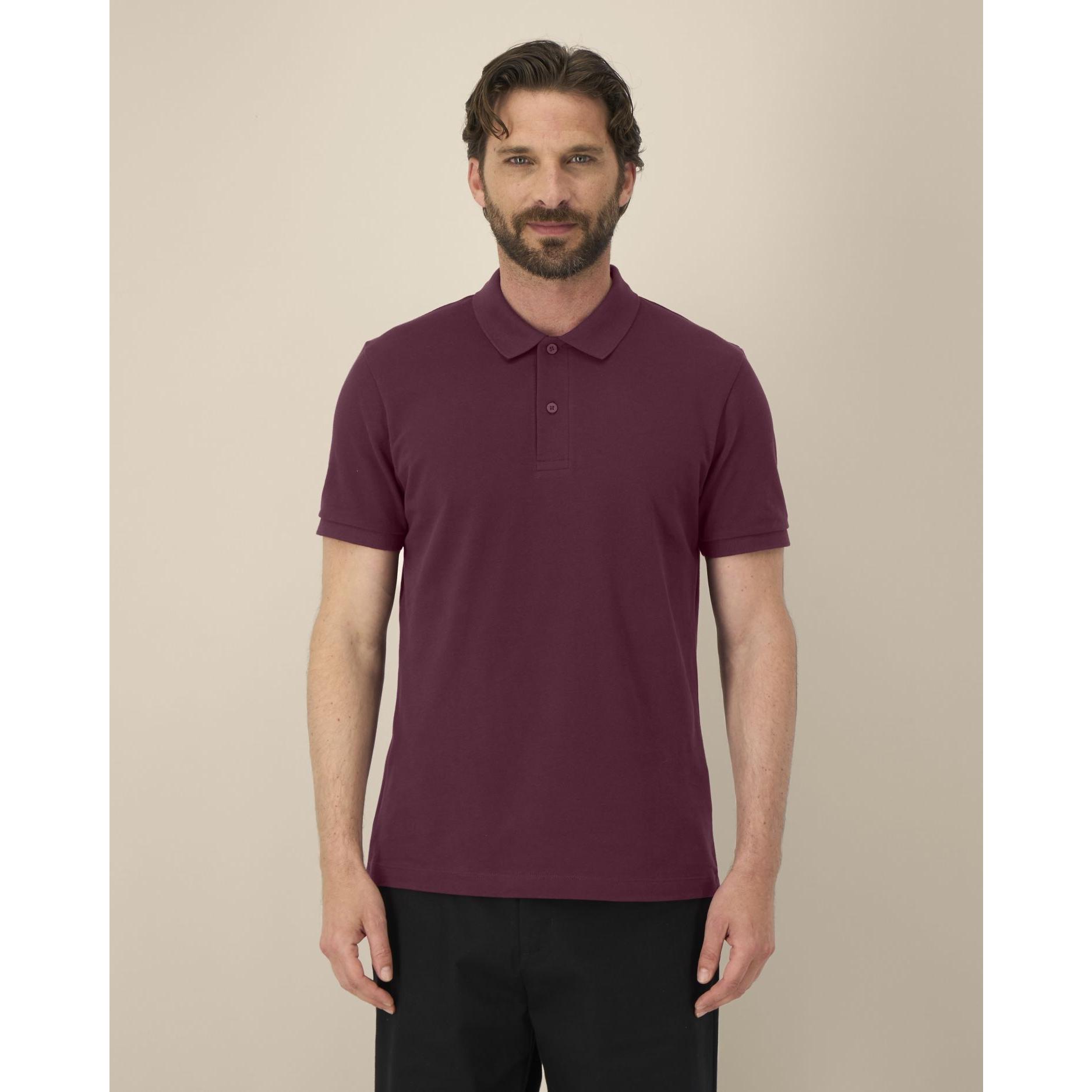 Tricou polo pentru bărbați Stanley Coaster Deep Plum L