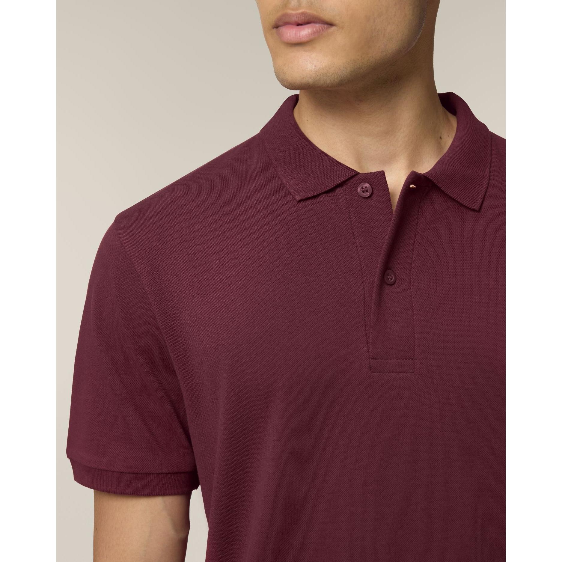 Tricou polo pentru bărbați Stanley Coaster Burgundy 3XL